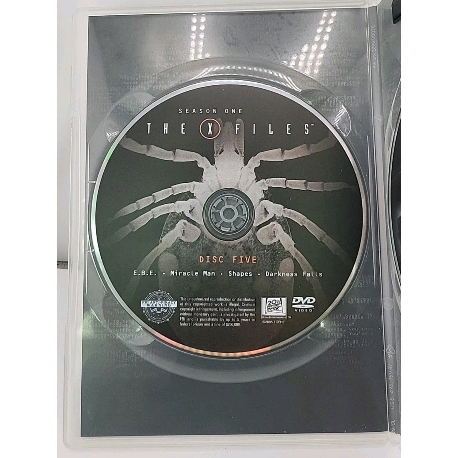 The X Files Season One Disc 5 & 6 DVD