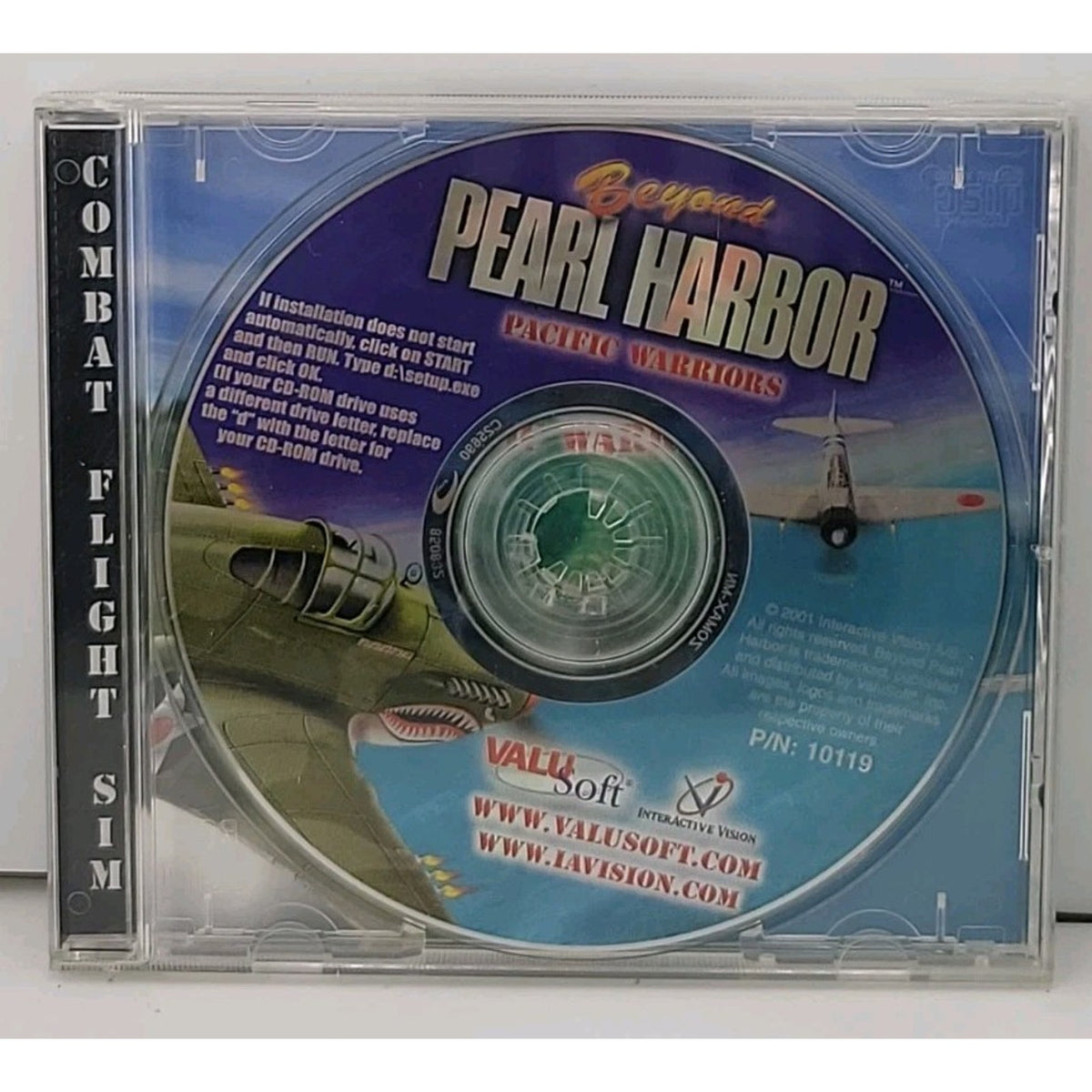 BEYOND PEARL HARBOR Pacific Warriors WW2 PC 2001 Combat Flight SIM Windows 95/98