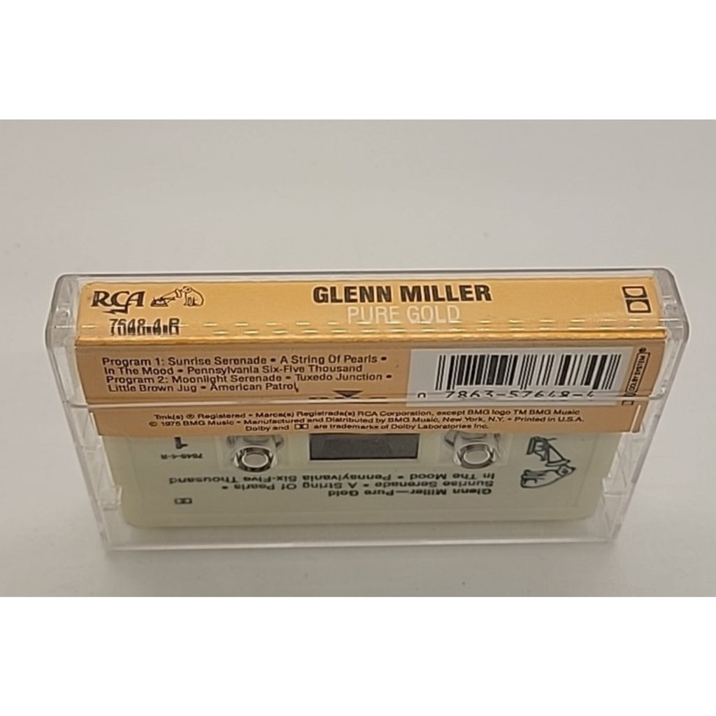 Pure Gold by Glenn Miller (Cassette, Oct-1988, Bluebird RCA (USA))