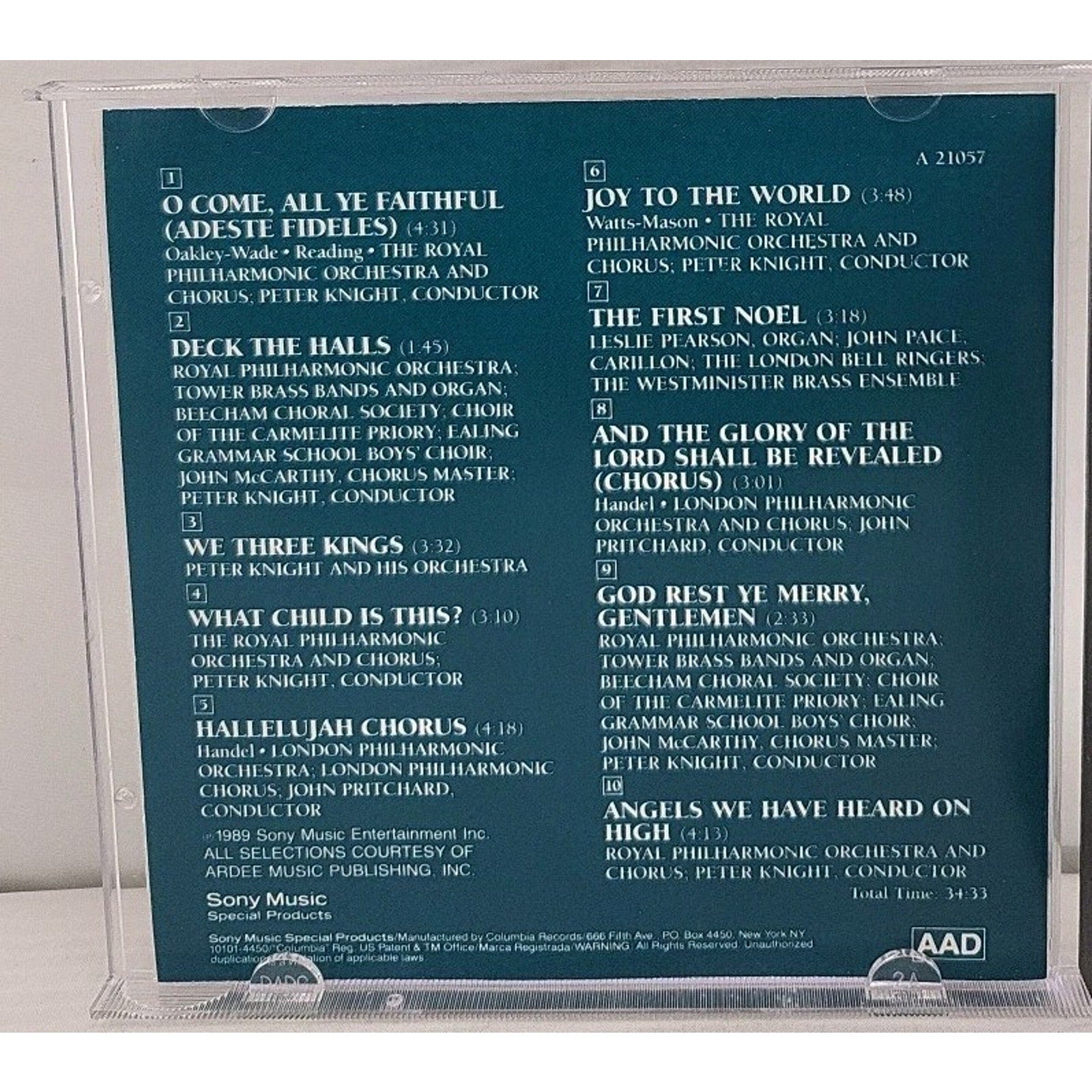 The Glory of Christmas by Various Artists (CD, Feb-1992, Sony Music Special...