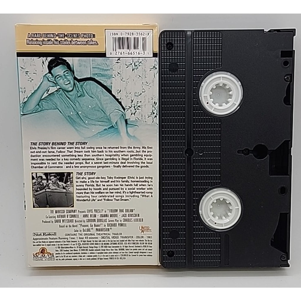 1961 Follow That Dream - Elvis Presley 1997 Elvis Commemorative Collection VHS