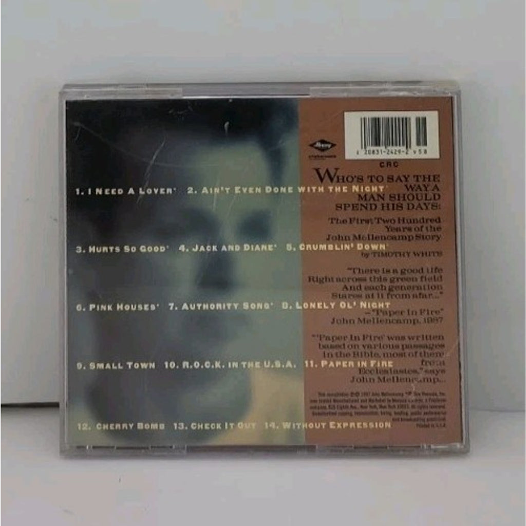 John Cougar Mellencamp The Best That I Could Do 1978-1988 Greatest Hits (CD)
