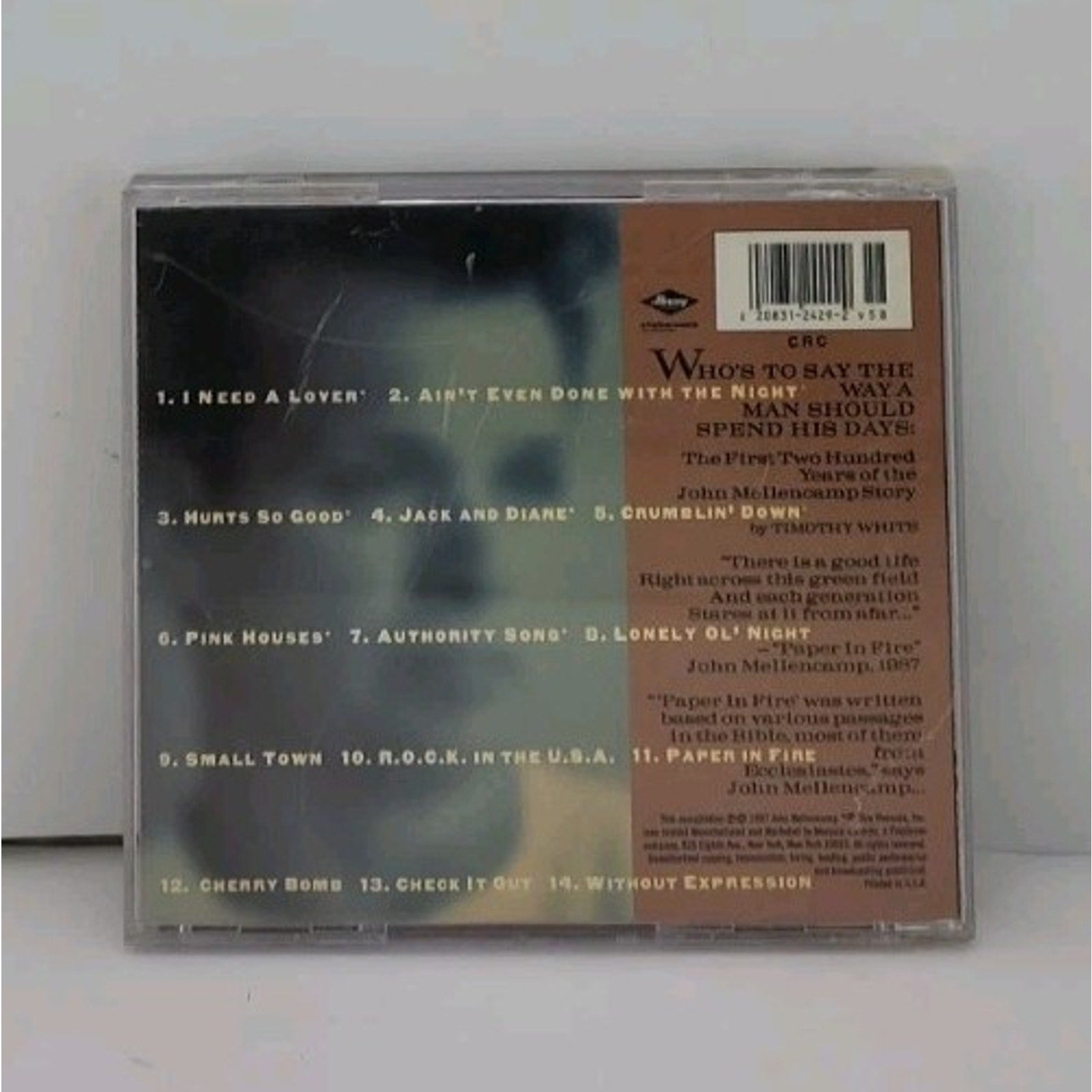 John Cougar Mellencamp The Best That I Could Do 1978-1988 Greatest Hits (CD)