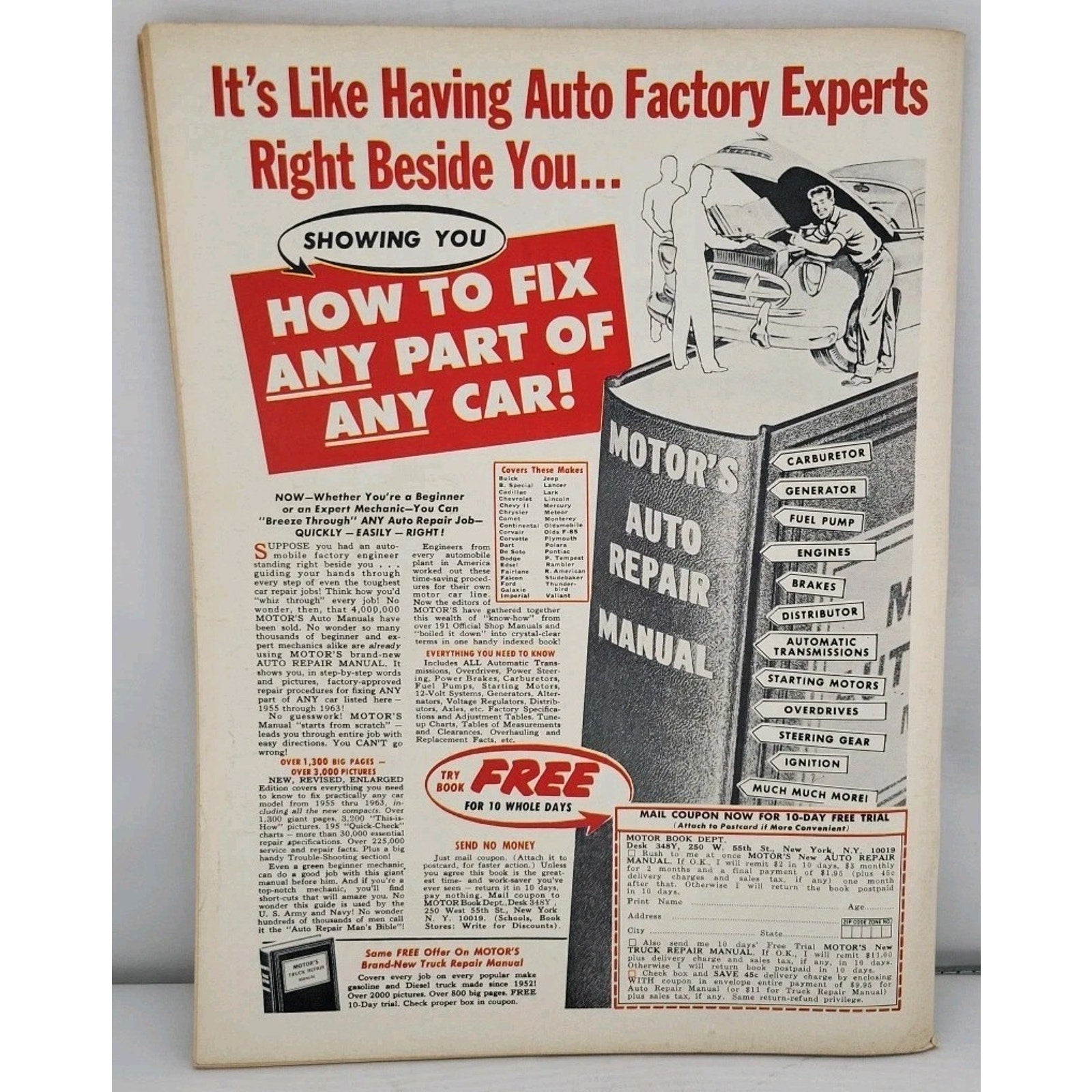 Cars The Automotive Magazine December 1963 – '64 Merc 425hp Super Marauder / Cra