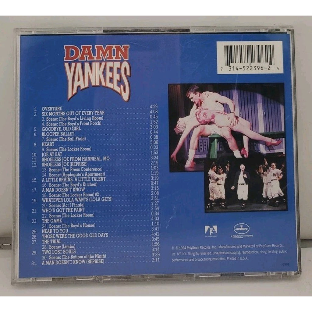Original Broadway Cast by Damn Yankees (CD, 1994)