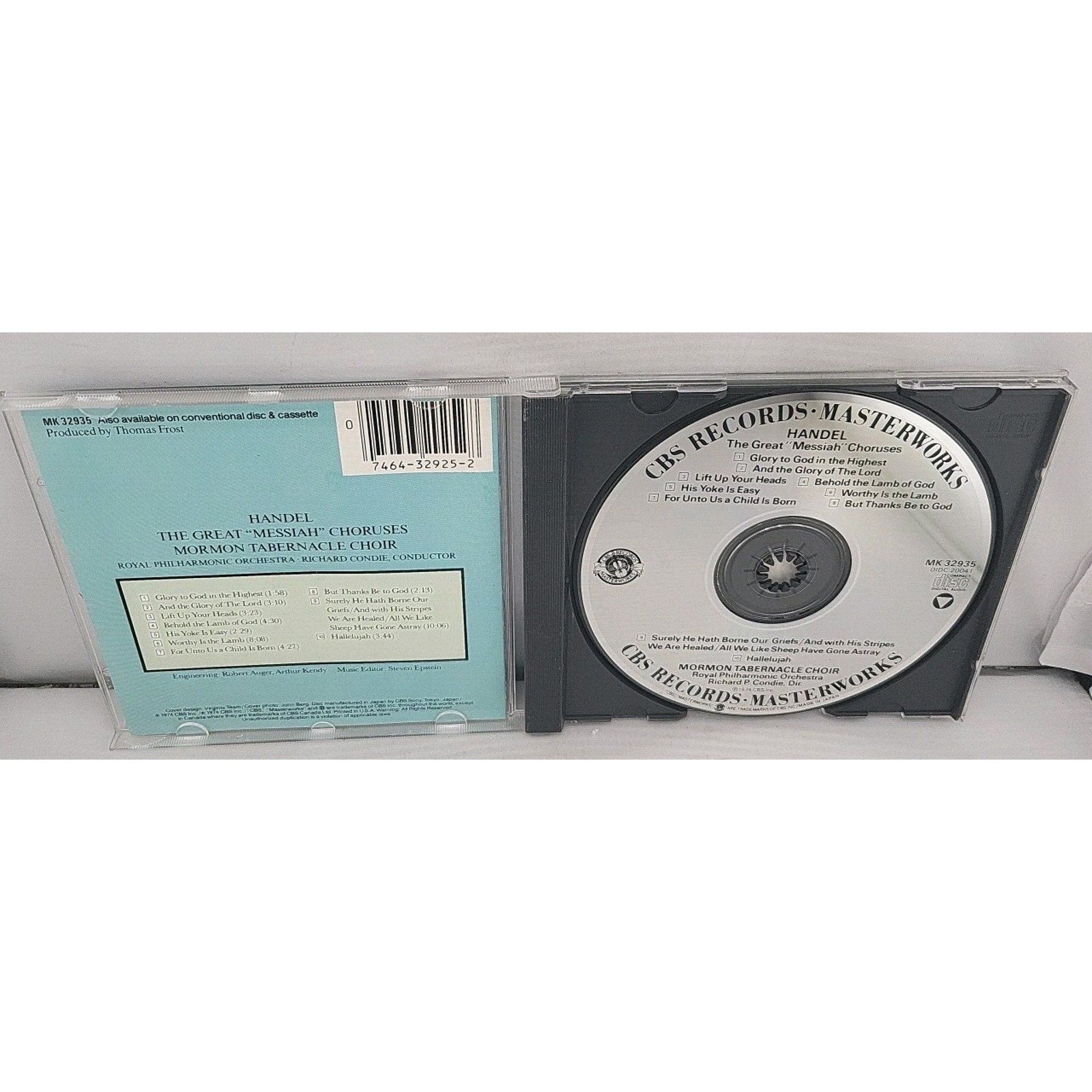 Handel: The Great "Messiah" Choruses by Richard Condie CD