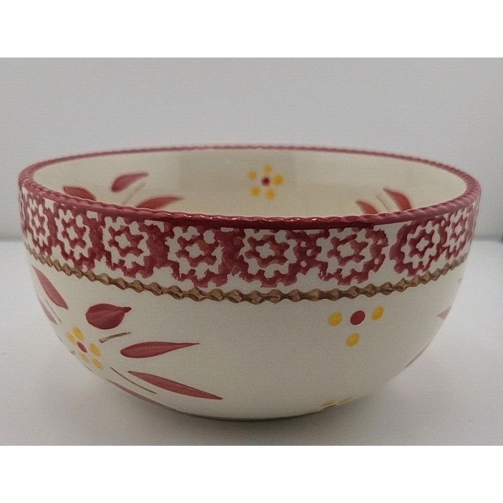 Temp-tations by Tara Old World Cranberry 18oz Bowls Set of 4