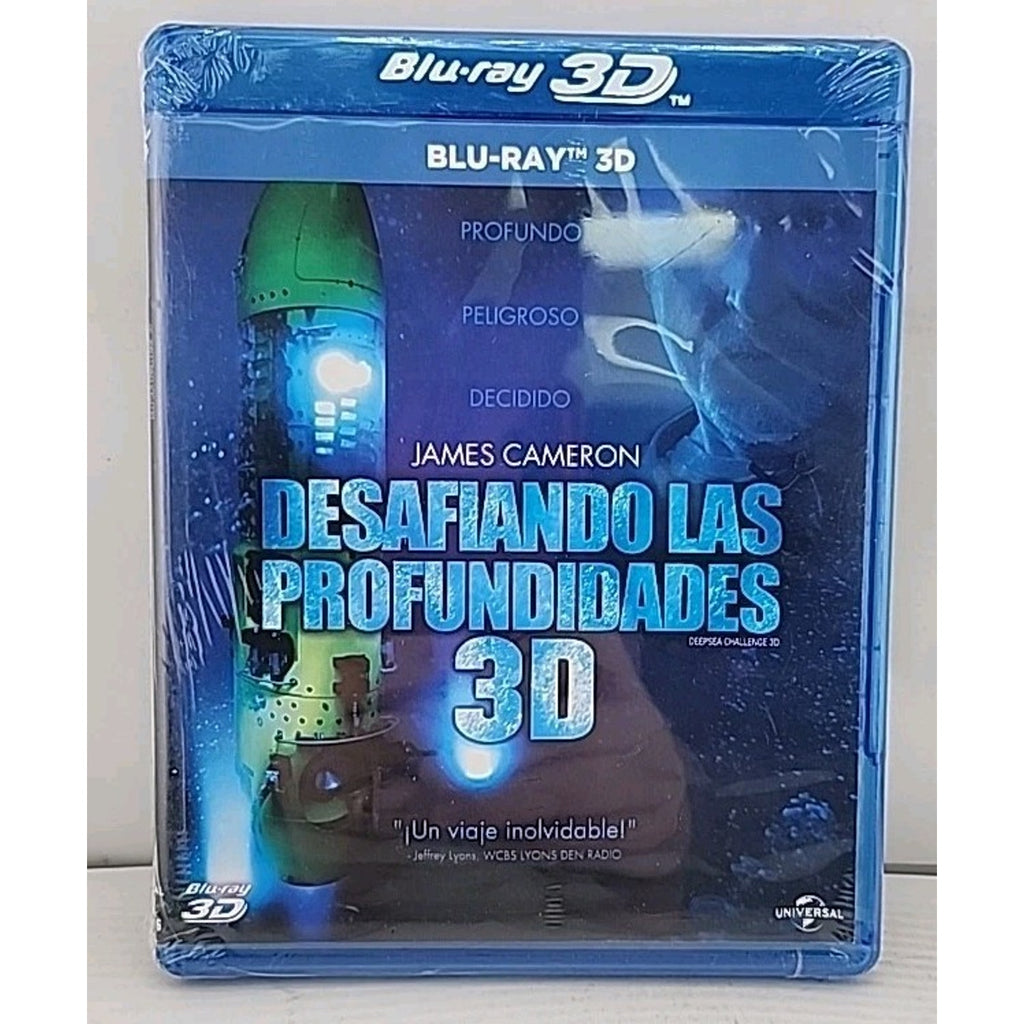 Desafiando Las Profundidades Deep Sea Challenge 3D Blu-ray, 2015 *Brand New*