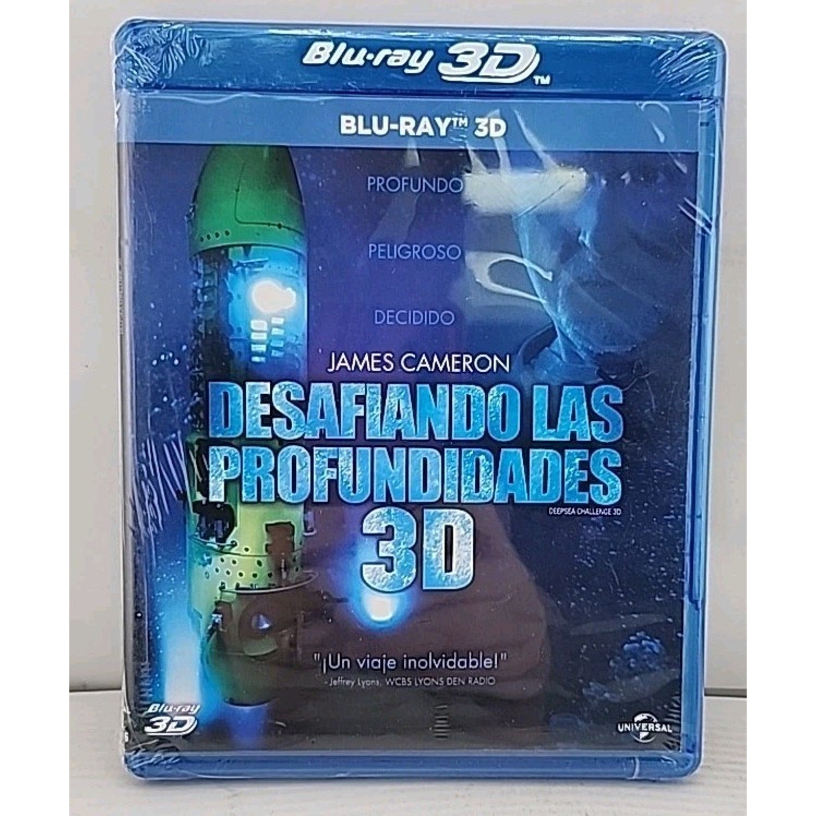 Desafiando Las Profundidades Deep Sea Challenge 3D Blu-ray, 2015 *Brand New*
