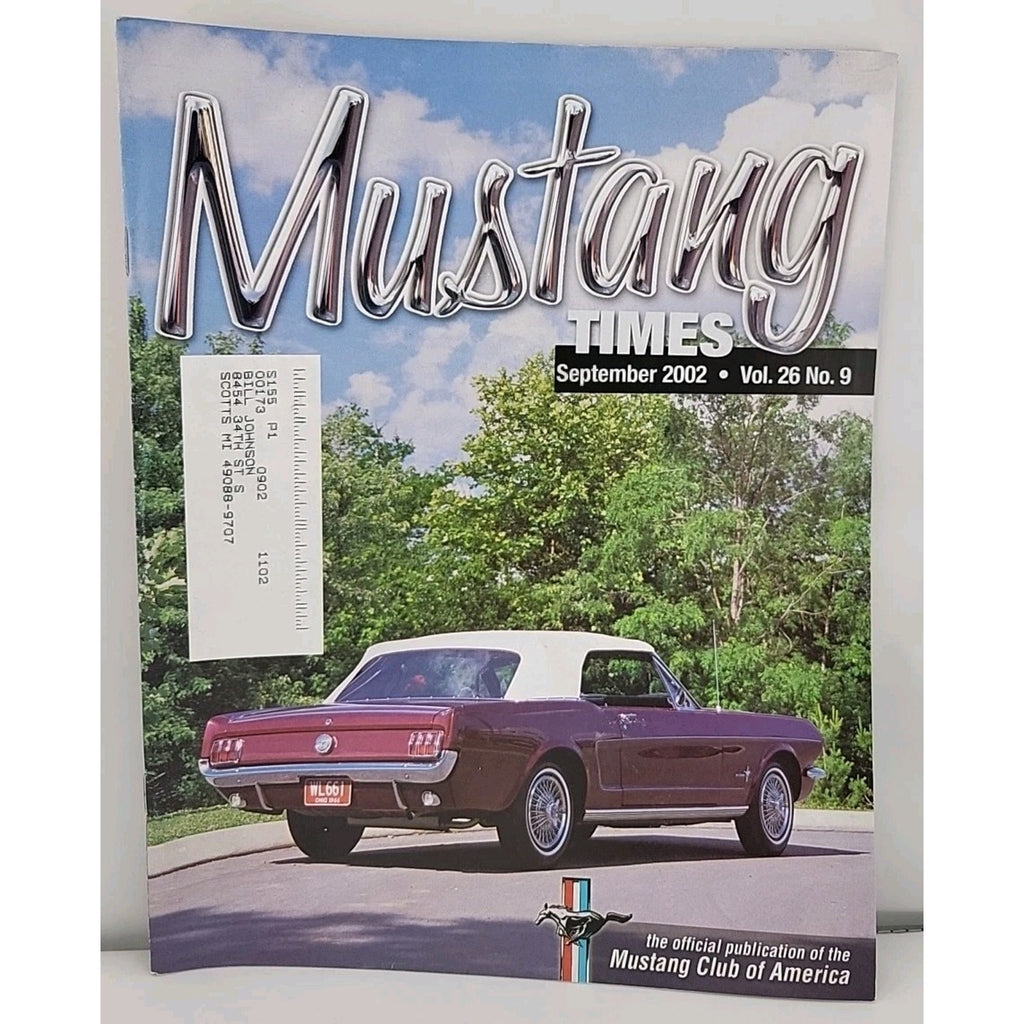 Mustang Times Magazine September 2002 Vol. 26 No. 9