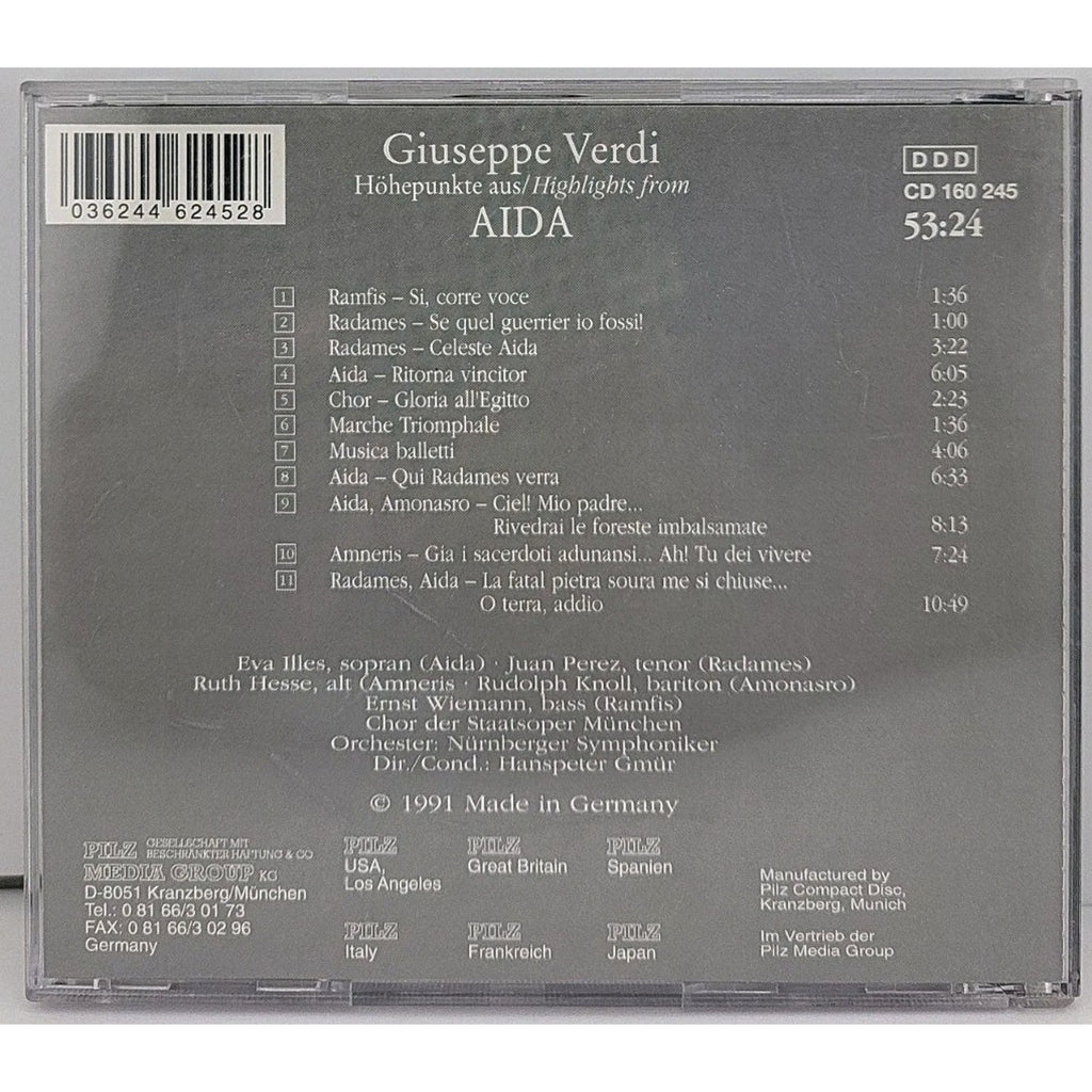 Giuseppe Verdi Höhepunkte Aus Aida Vienna Master Series CD