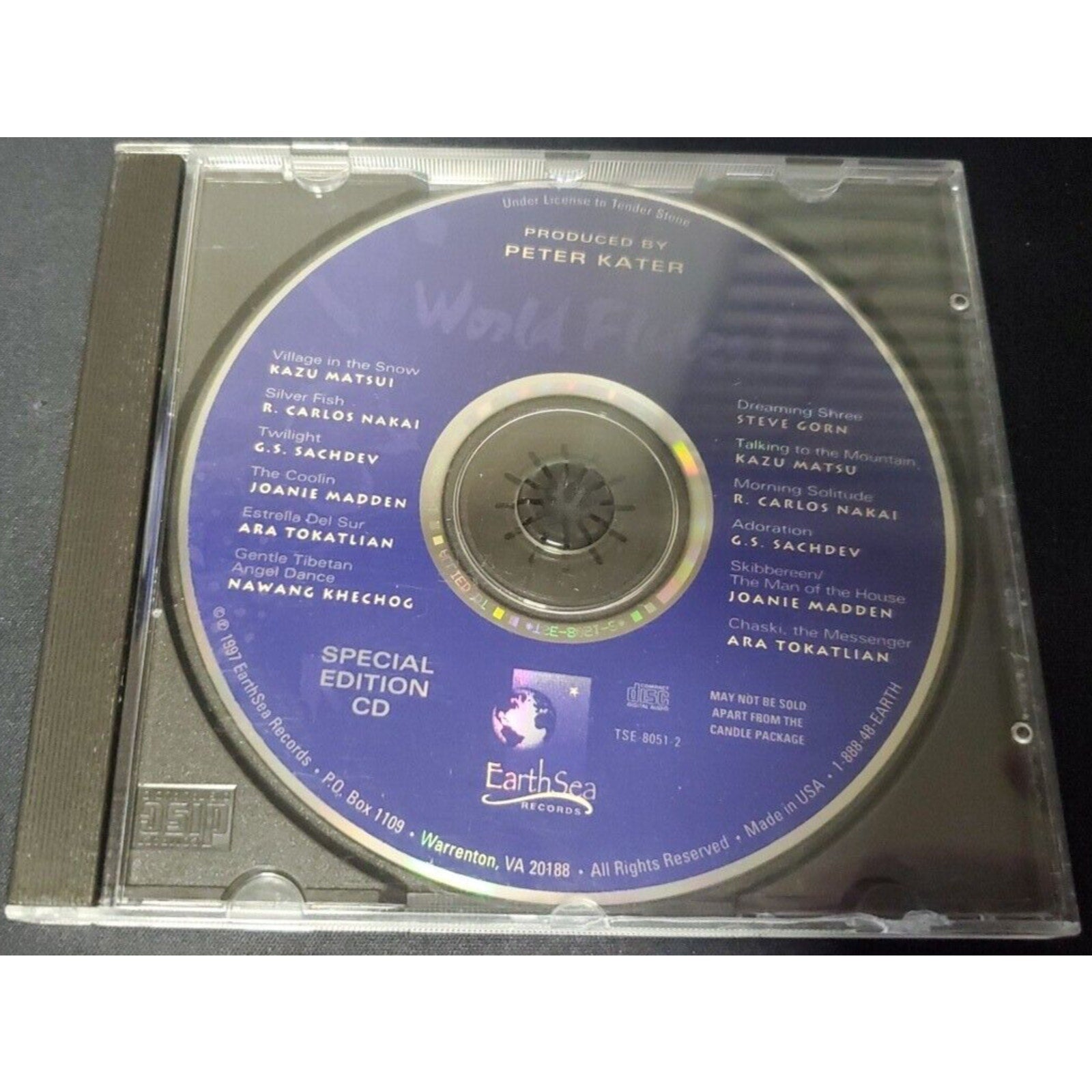 World Flutes 1 Produced By Peter Kater (CD)