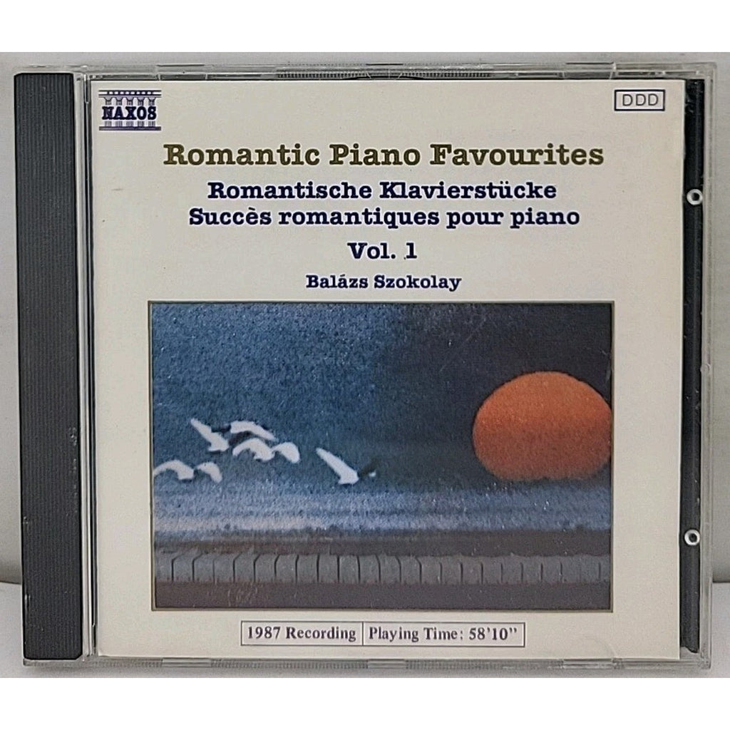 Romantic Piano Favourites Vol. 1 CD Balázs Szokolay