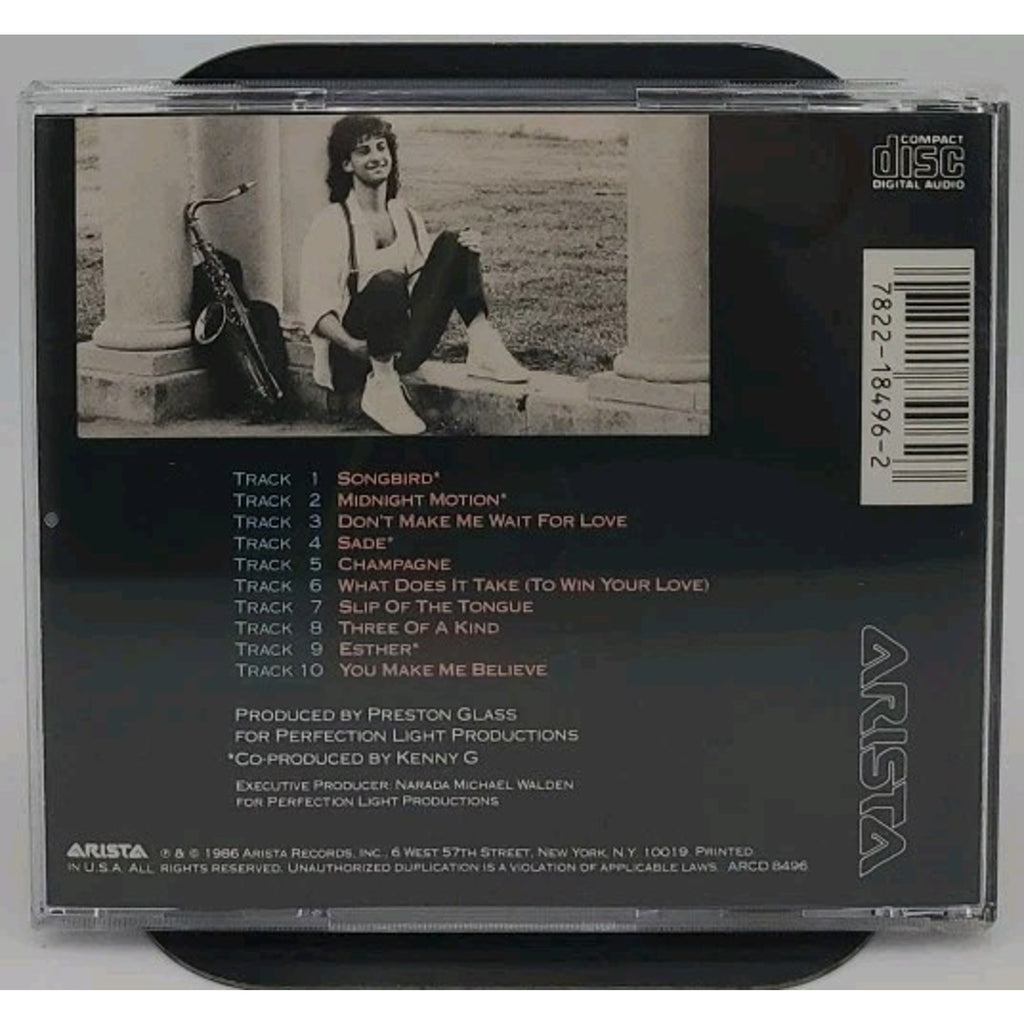 Duotones by Kenny G (CD, Oct-1990, Arista)