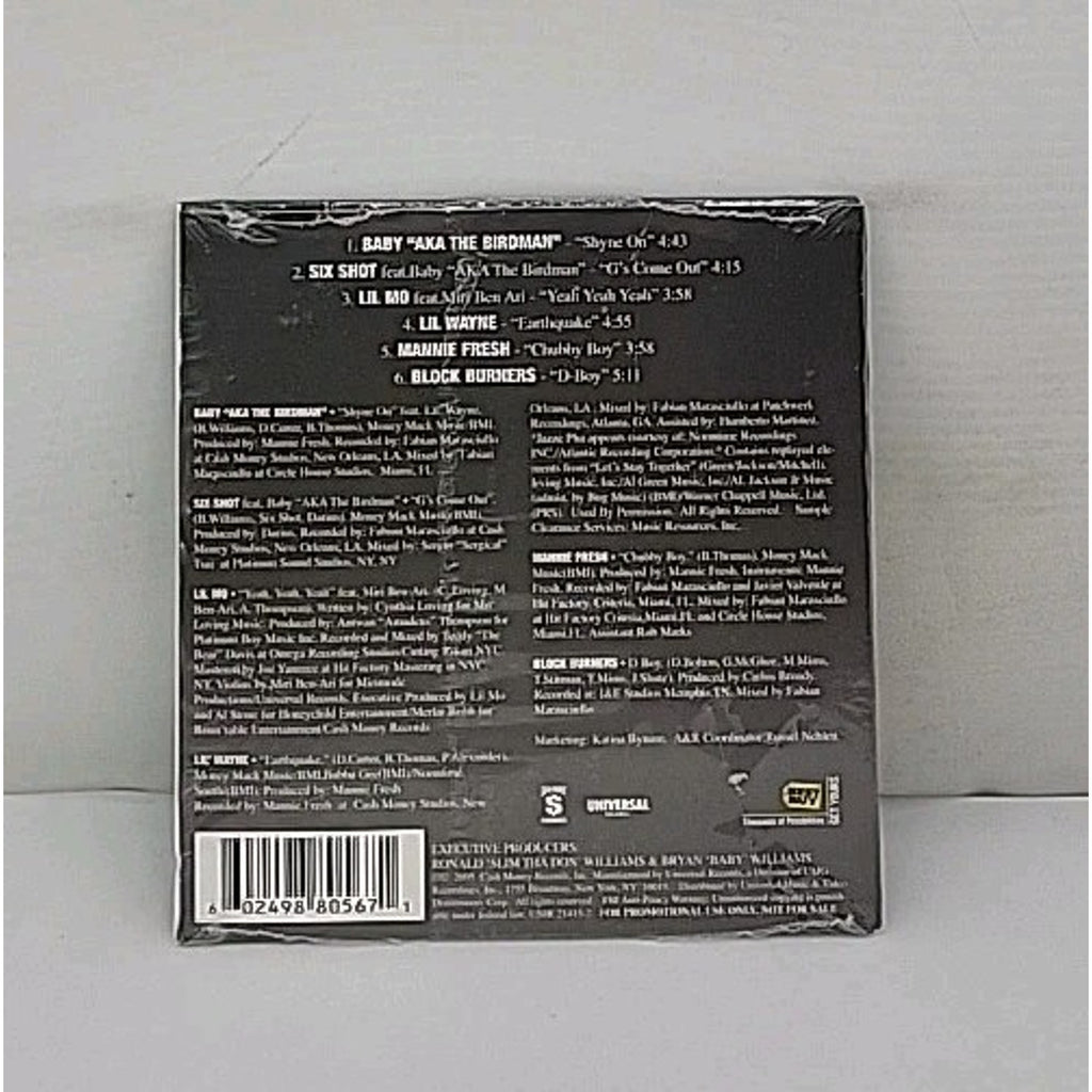 Cash Money Records Sampler CD 2005 Rare Lil Wayne Baby Mannie Fresh *Brand New*
