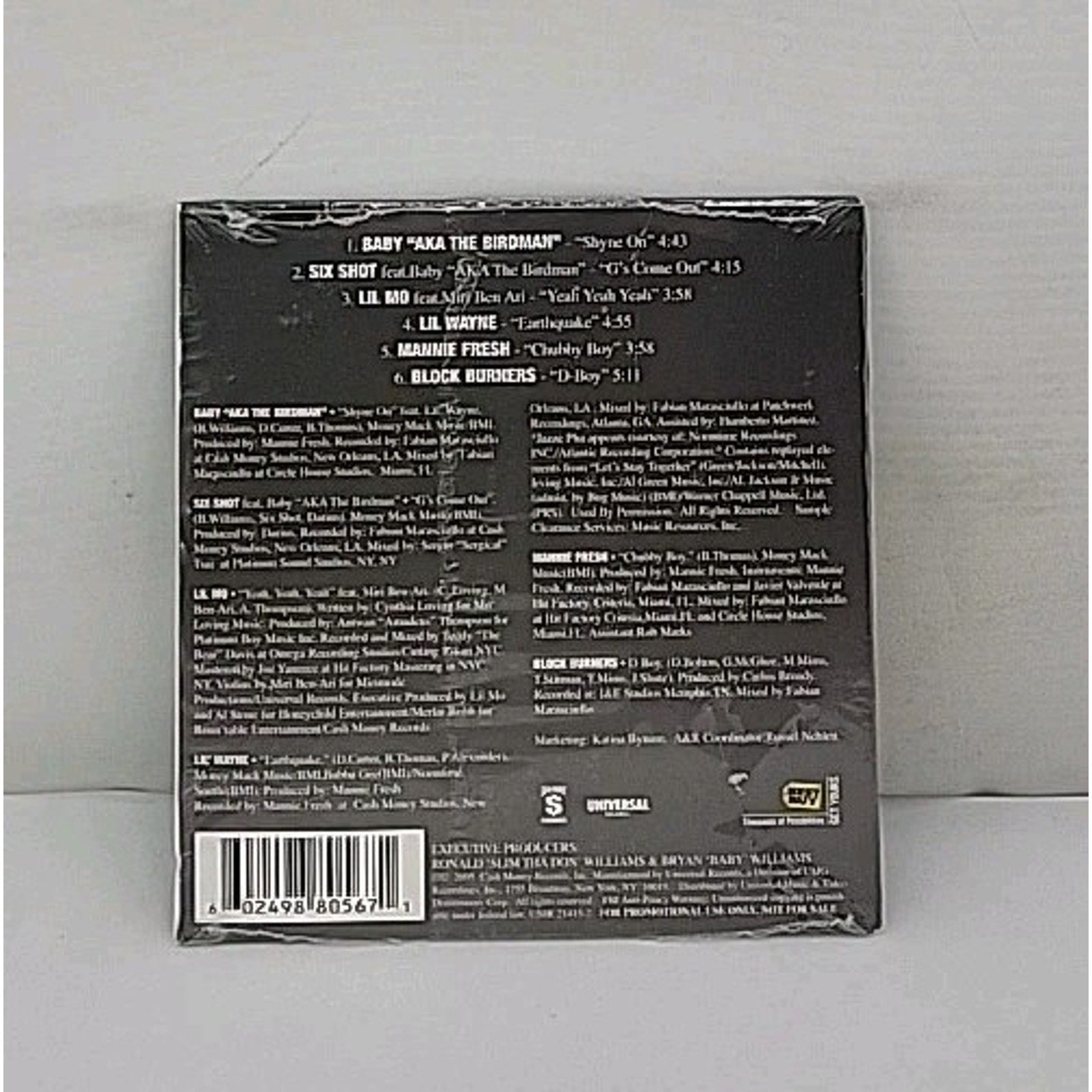Cash Money Records Sampler CD 2005 Rare Lil Wayne Baby Mannie Fresh *Brand New*