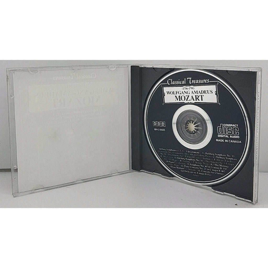 Mozart – Classical Treasures CD Classical Symphonies Overture Concertos