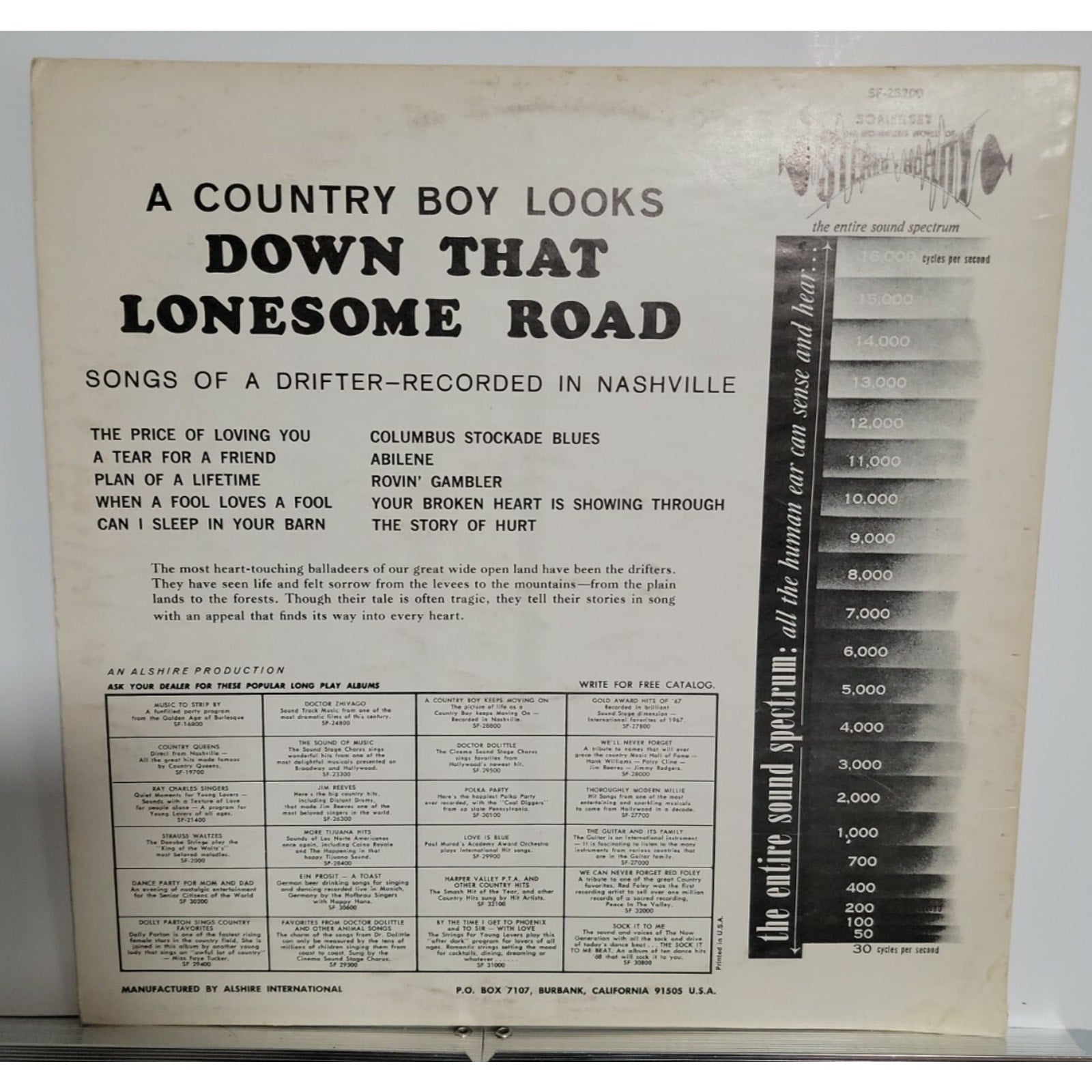 Earl Cupit And Bobby Bond ‎– A Country Boy Looks Down That Lonesome Road (Vinyl)