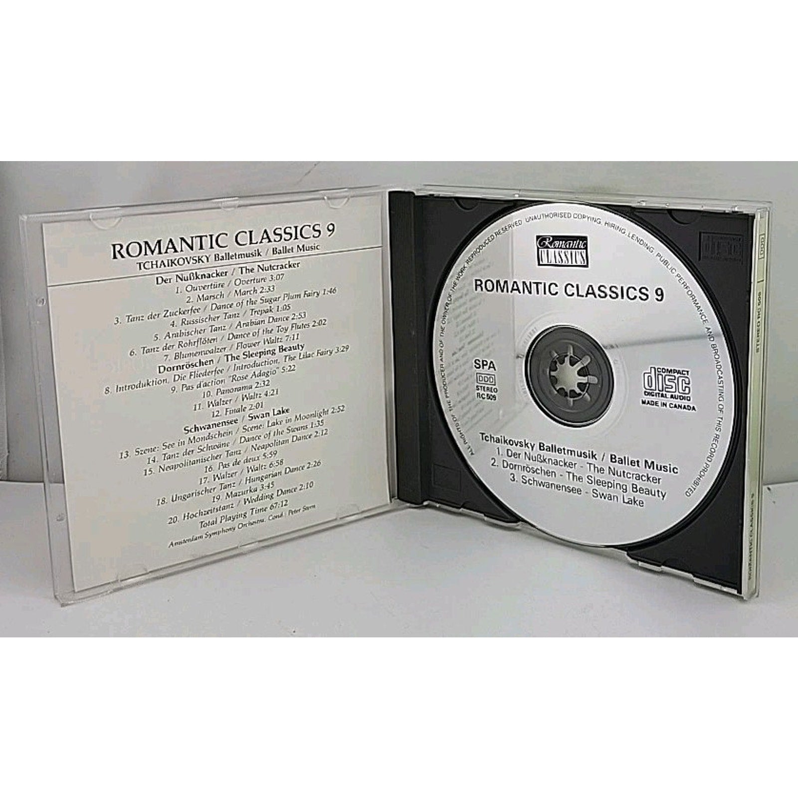 Romantic Classics 9 - Ballet Music By Tchaikovsky CD