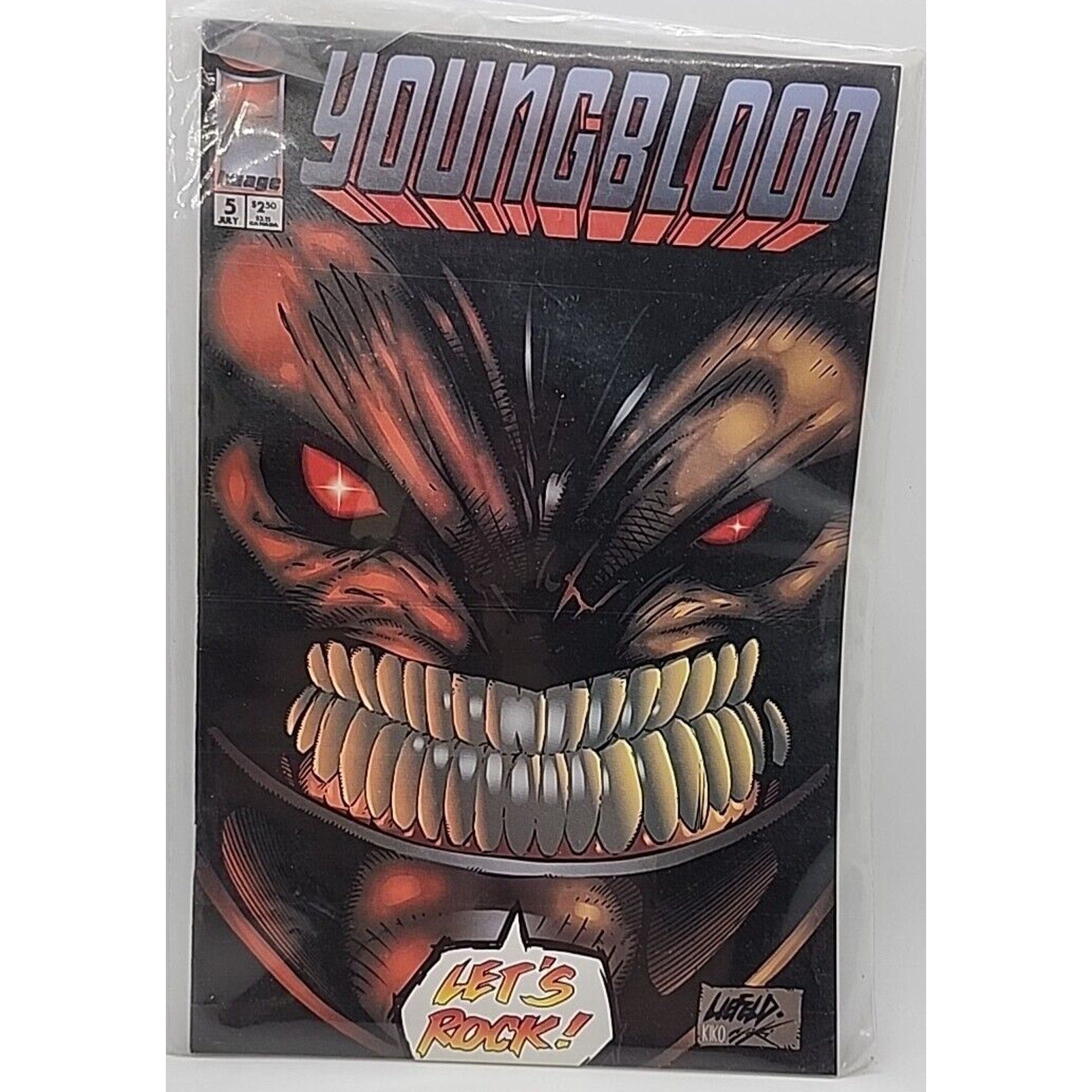 Youngblood #5 Vol 1 July 1993 Let’s Rock! Image Comics Comic Book