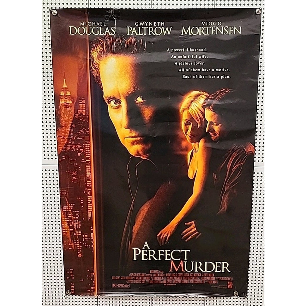 A Perfect Murder Movie Poster 27x40 Gweneth Paltrow