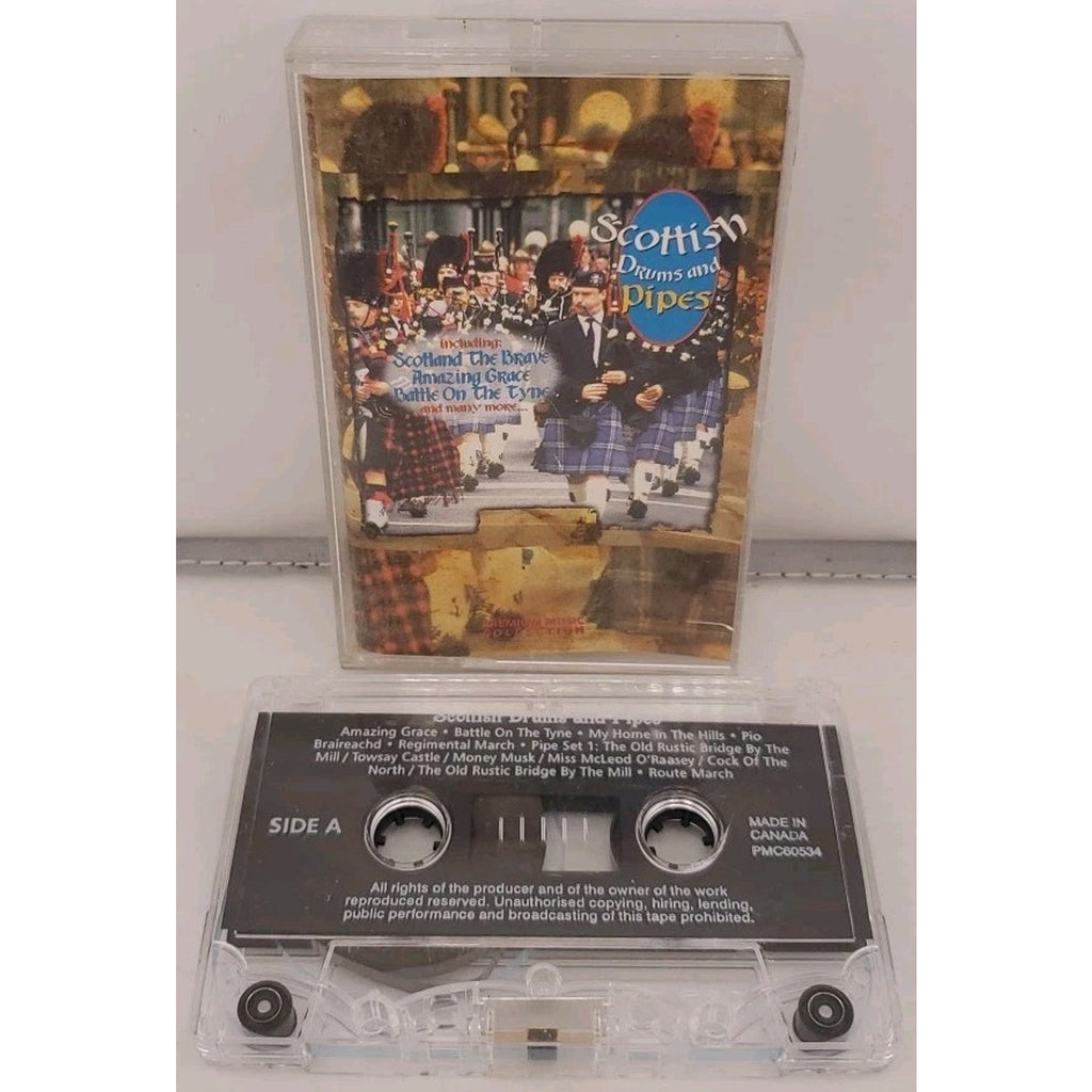 Scottish Drums & Pipes by Various Artists (Cassette, Apr-2007, Premium Latin)