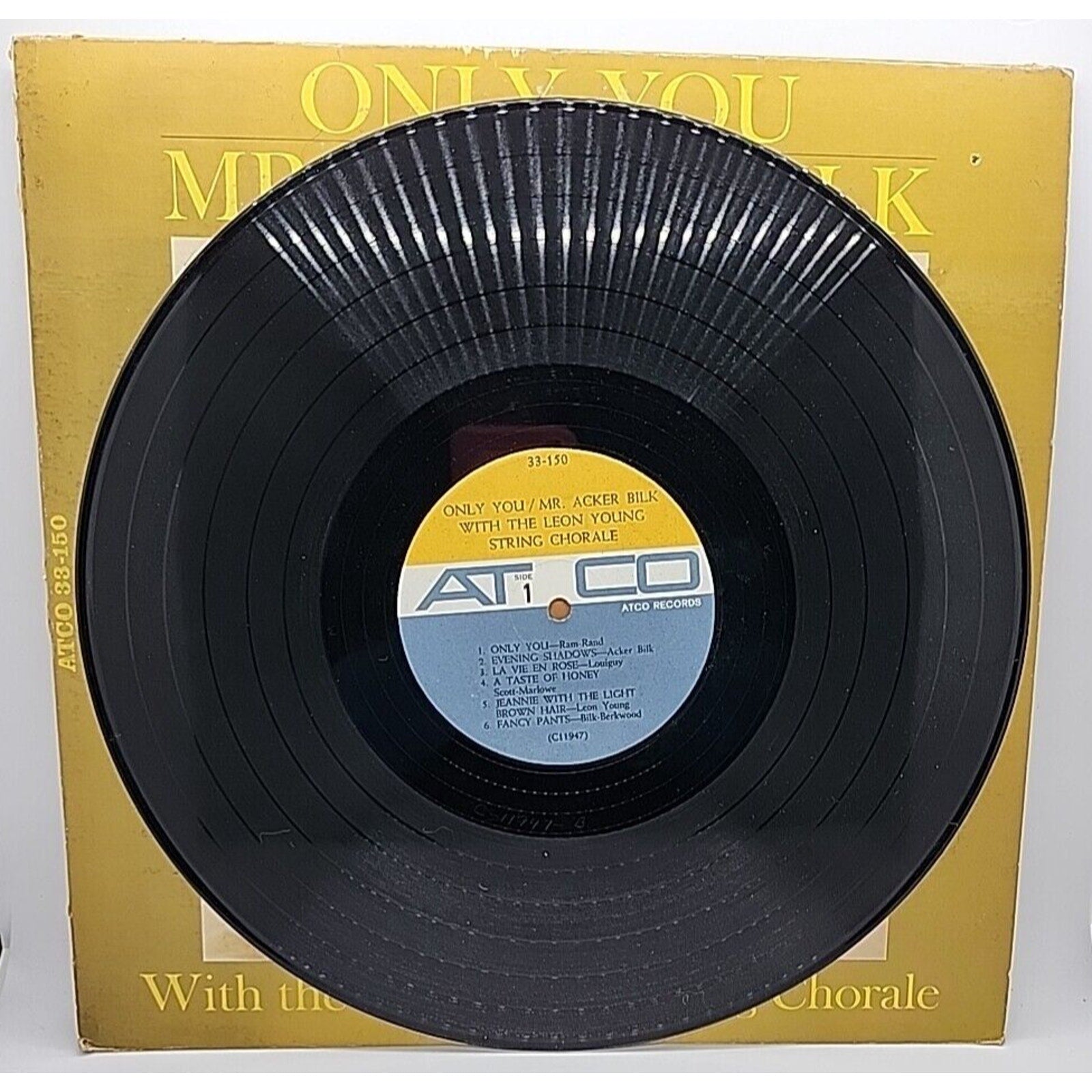 Mr Acker Bilk And Leon Young Only You (Record)