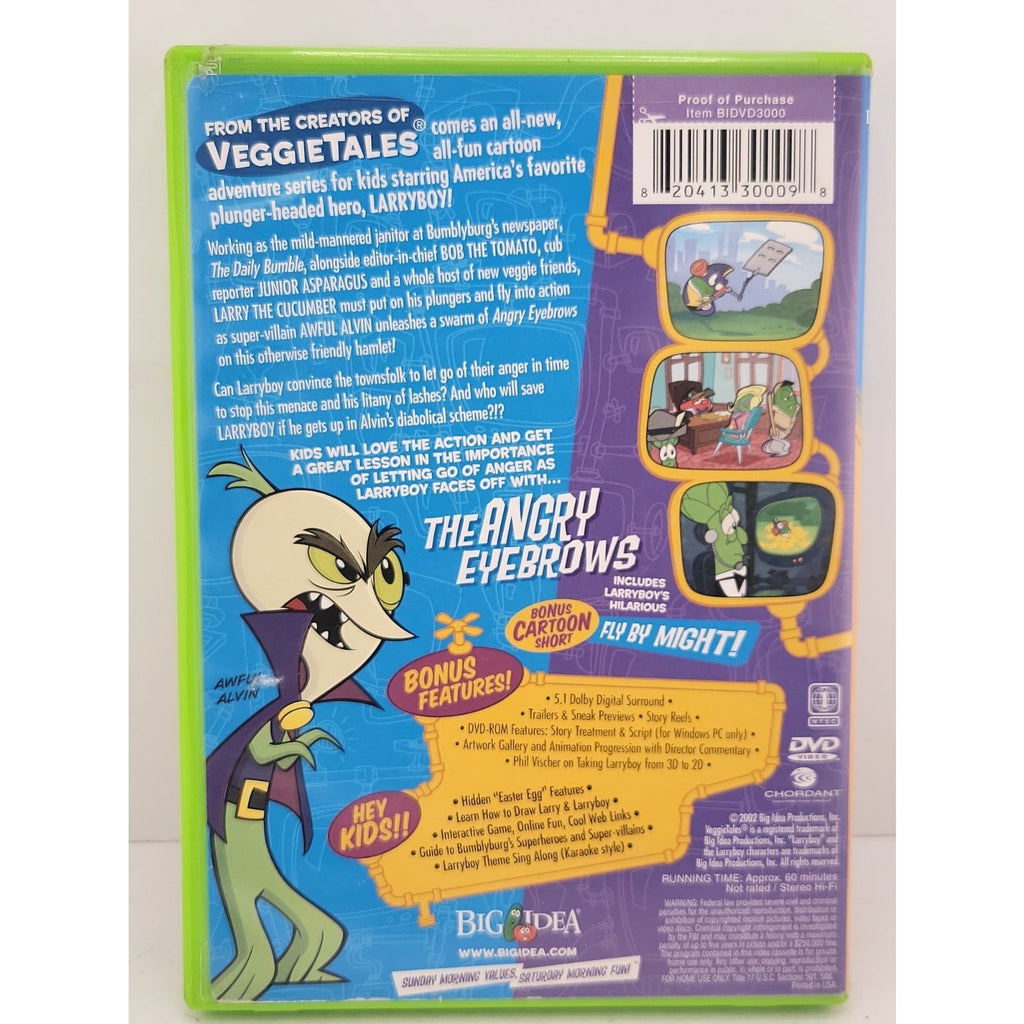 LarryBoy The Cartoon Adventures: The Angry Eyebrows - DVD