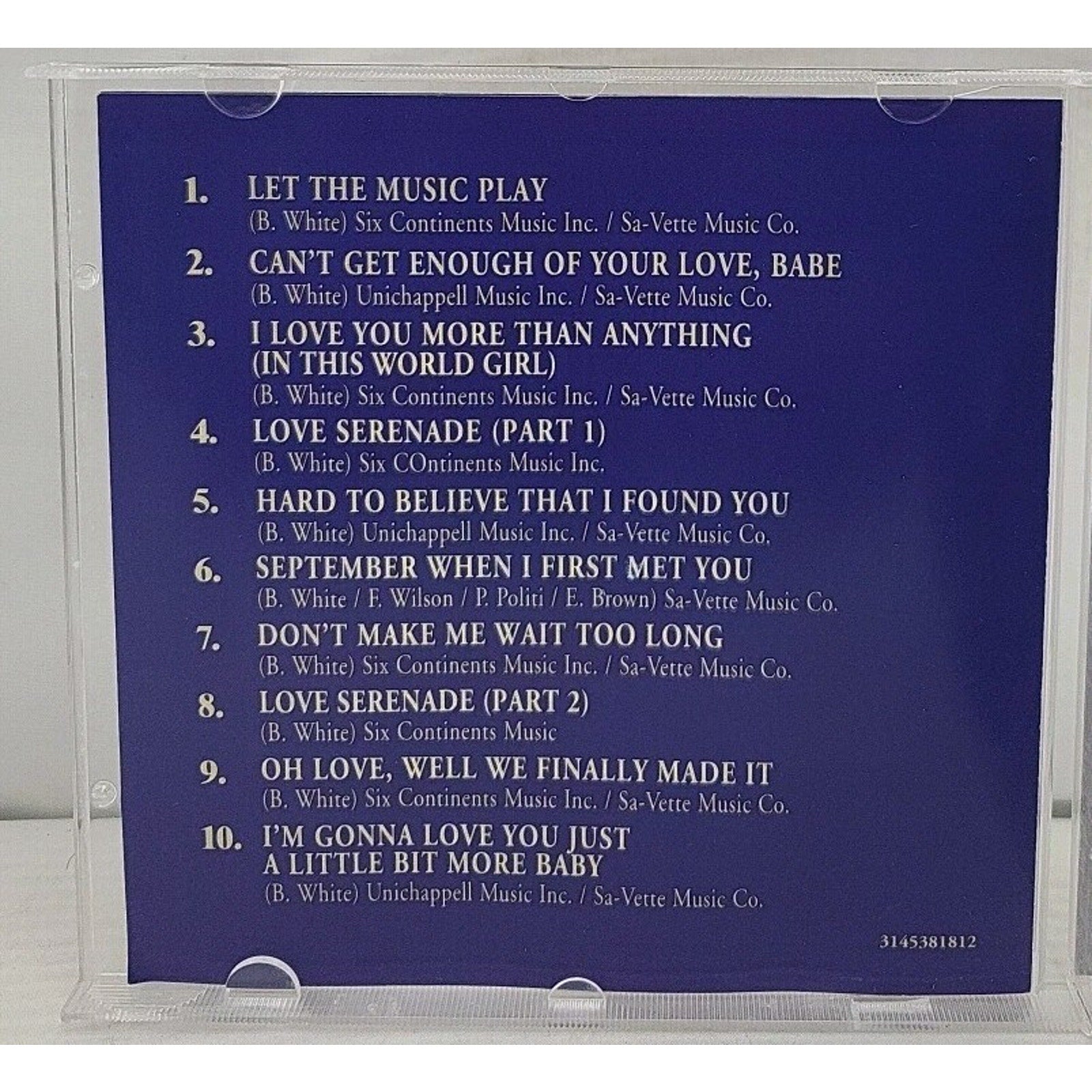Barry White His Very Best Music CD