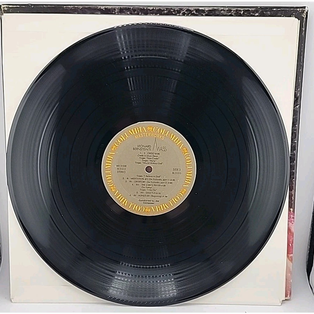 Leonard Bernstein Mass Columbia Masterworks M2 31008 Vinyl 2x LP Box Set