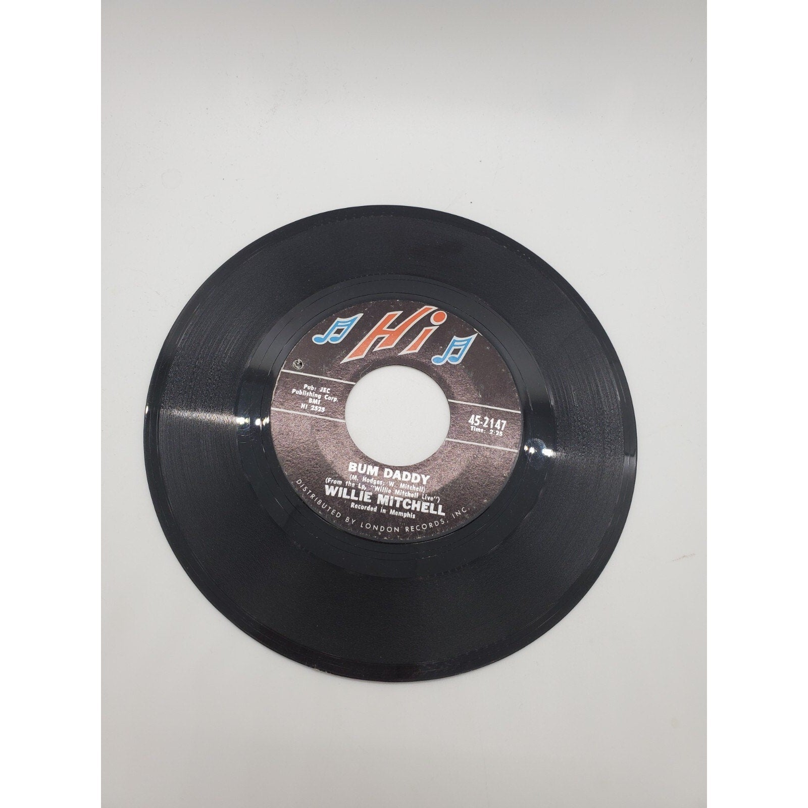 Willie Mitchell - Prayer Meetin'/ Bum Daddy