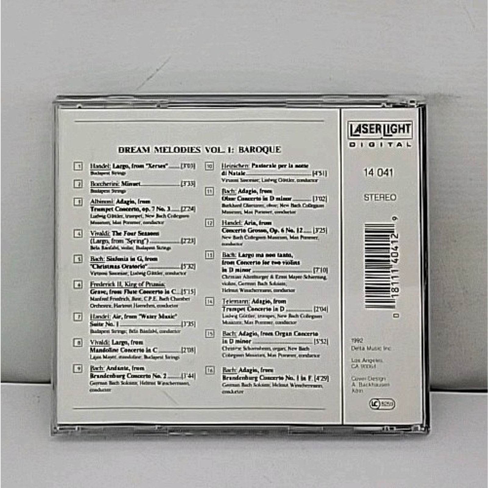 Vol. 1 Baroque by Various (CD, 1992)