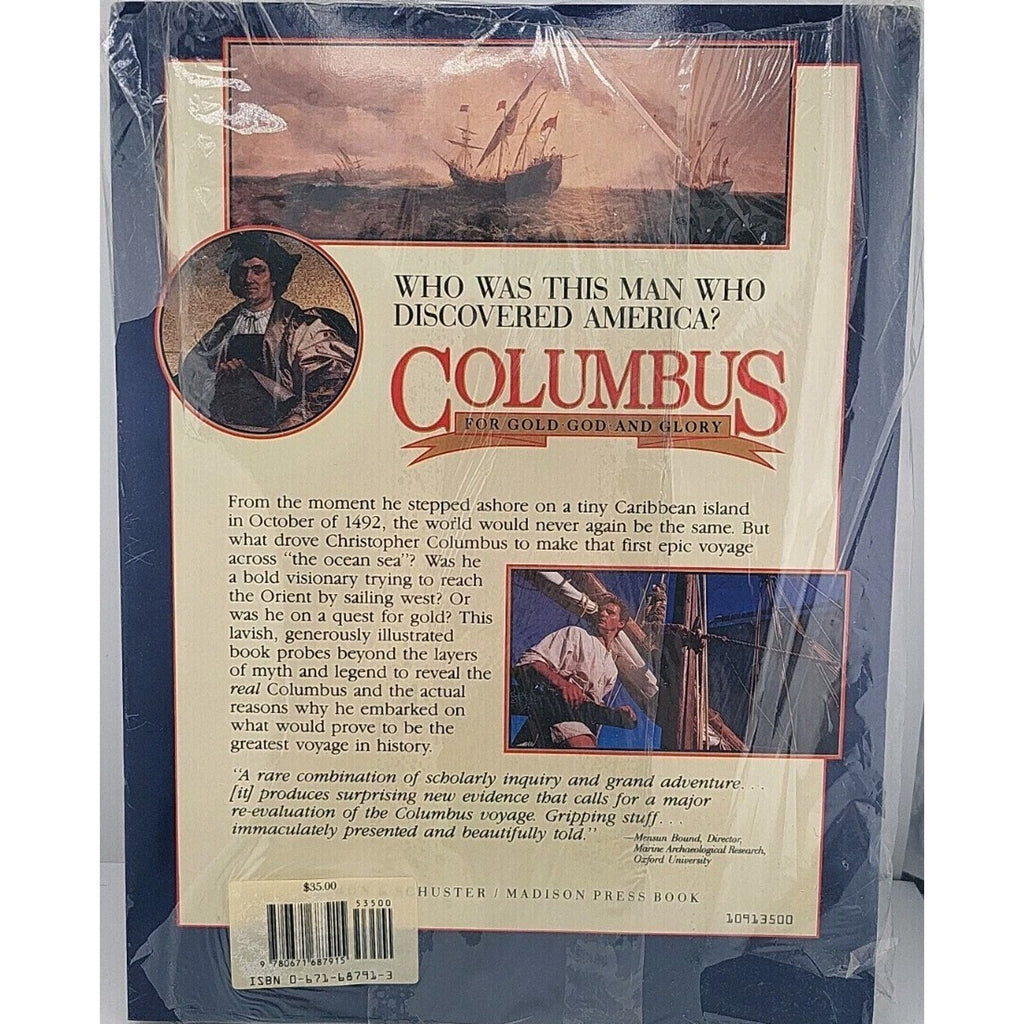 Columbus : For Gold, God and Glory by John Dyson (1991, Hardcover)