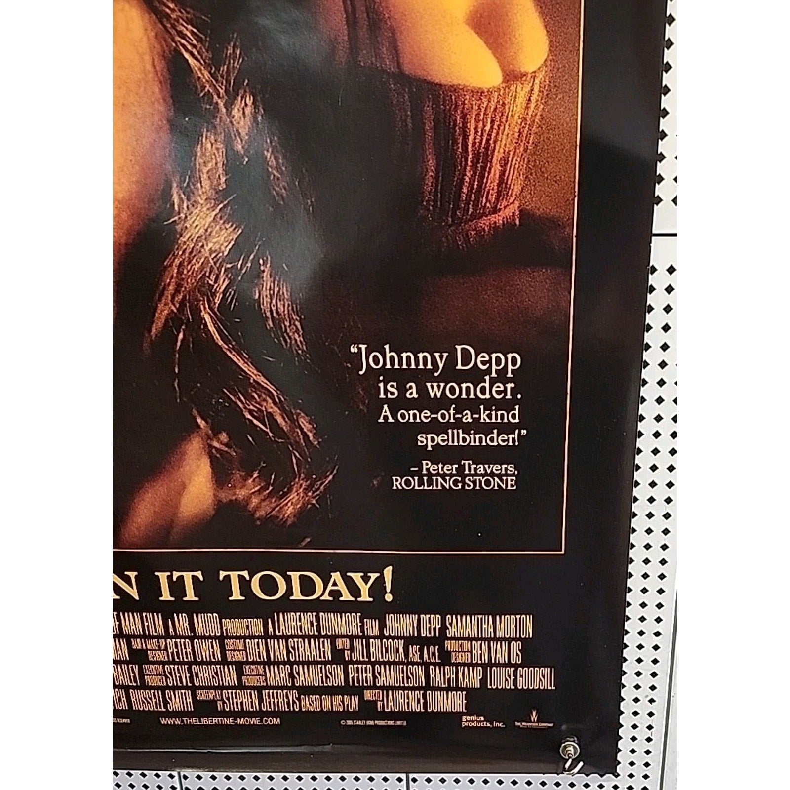 The Libertine DVD Release Movie Poster 27x40 S/S