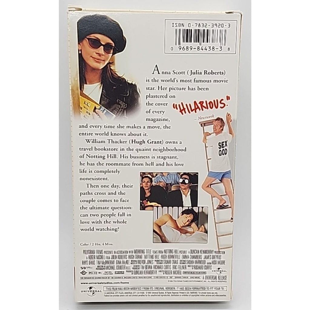 Notting Hill (VHS, 1999)