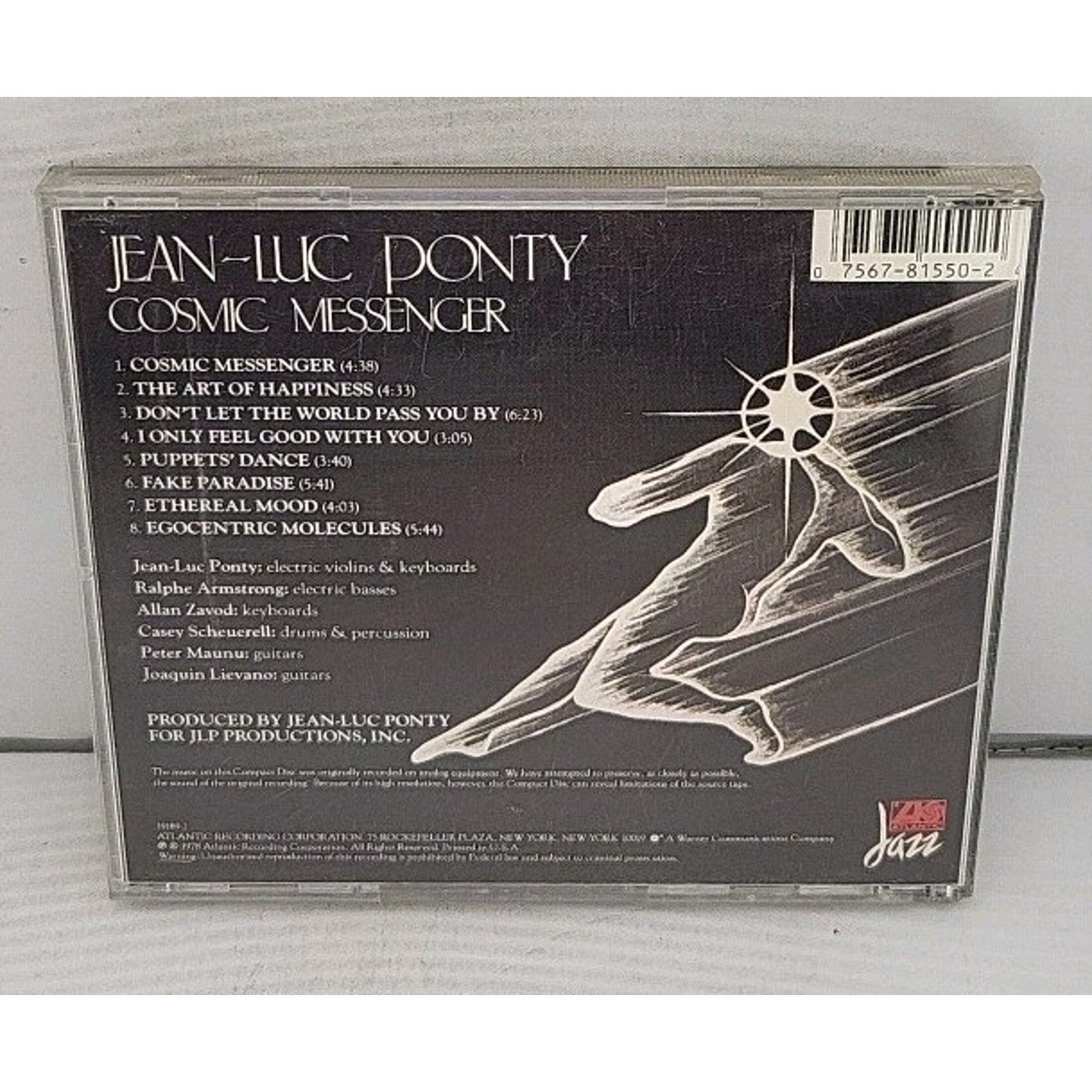 Cosmic Messenger by Jean-Luc Ponty (CD, 1990)
