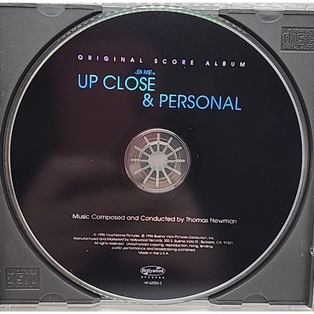 Up Close & Personal [Original Score] by Thomas Newman (CD, Feb-1996, Hollywood)