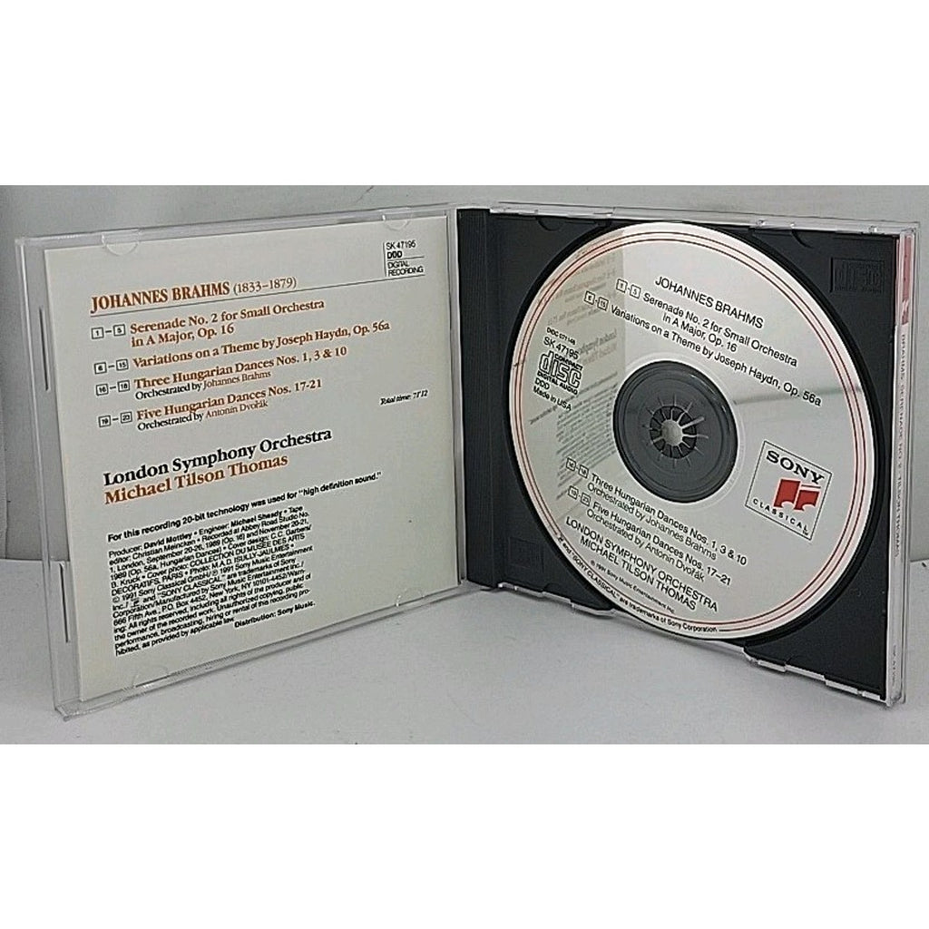 Serenade 2 / Hungarian Dances by Brahms / Tilson Thomas / Lso (CD, 2008)