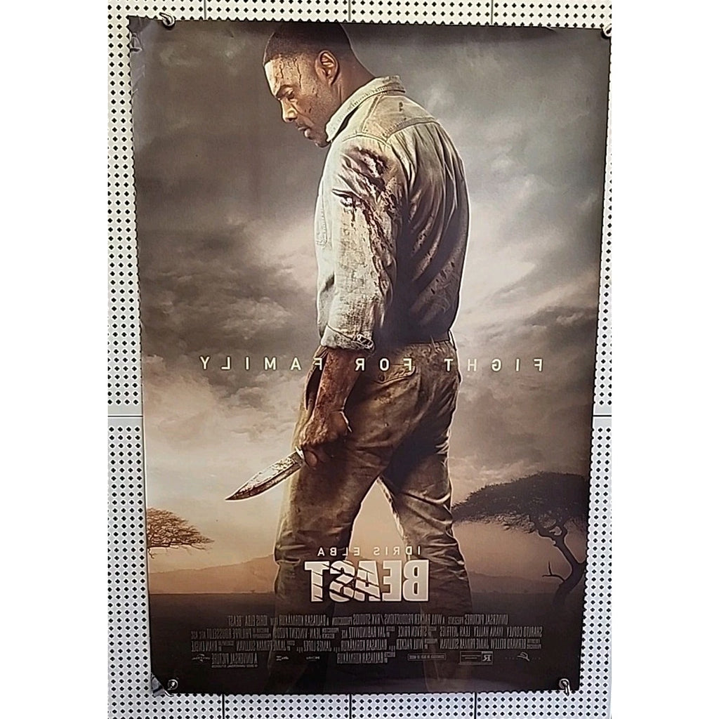 Beast - 2022 - Original 27X40 Final Movie Poster - Idris Elba, Sharlto Copley