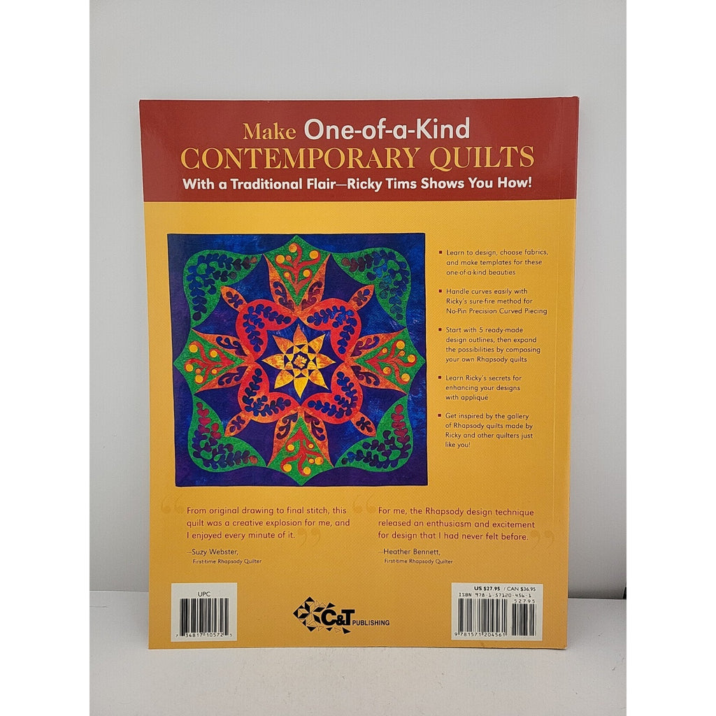 Ricky TIMS' Rhapsody Quilts by Ricky Tims (2007, Trade Paperback)