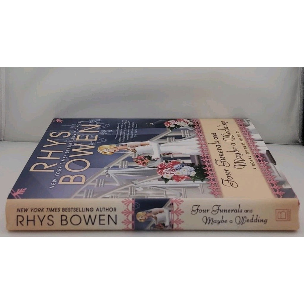 Four Funerals and Maybe a Wedding by Rhys Bowen Hardcover Book