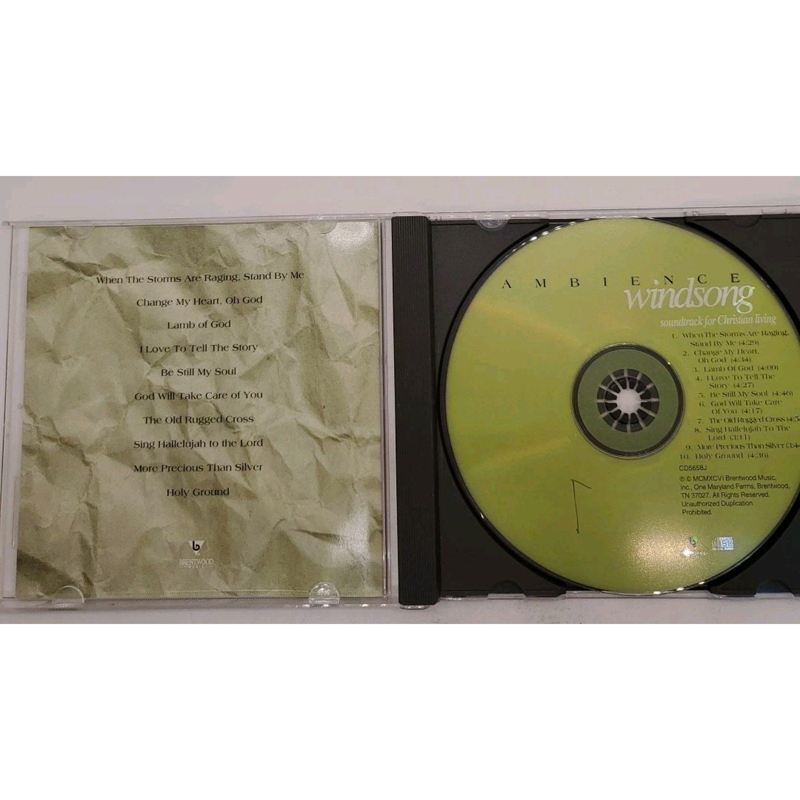 Ambience Soundtrack For Christian Living : Windsong CD
