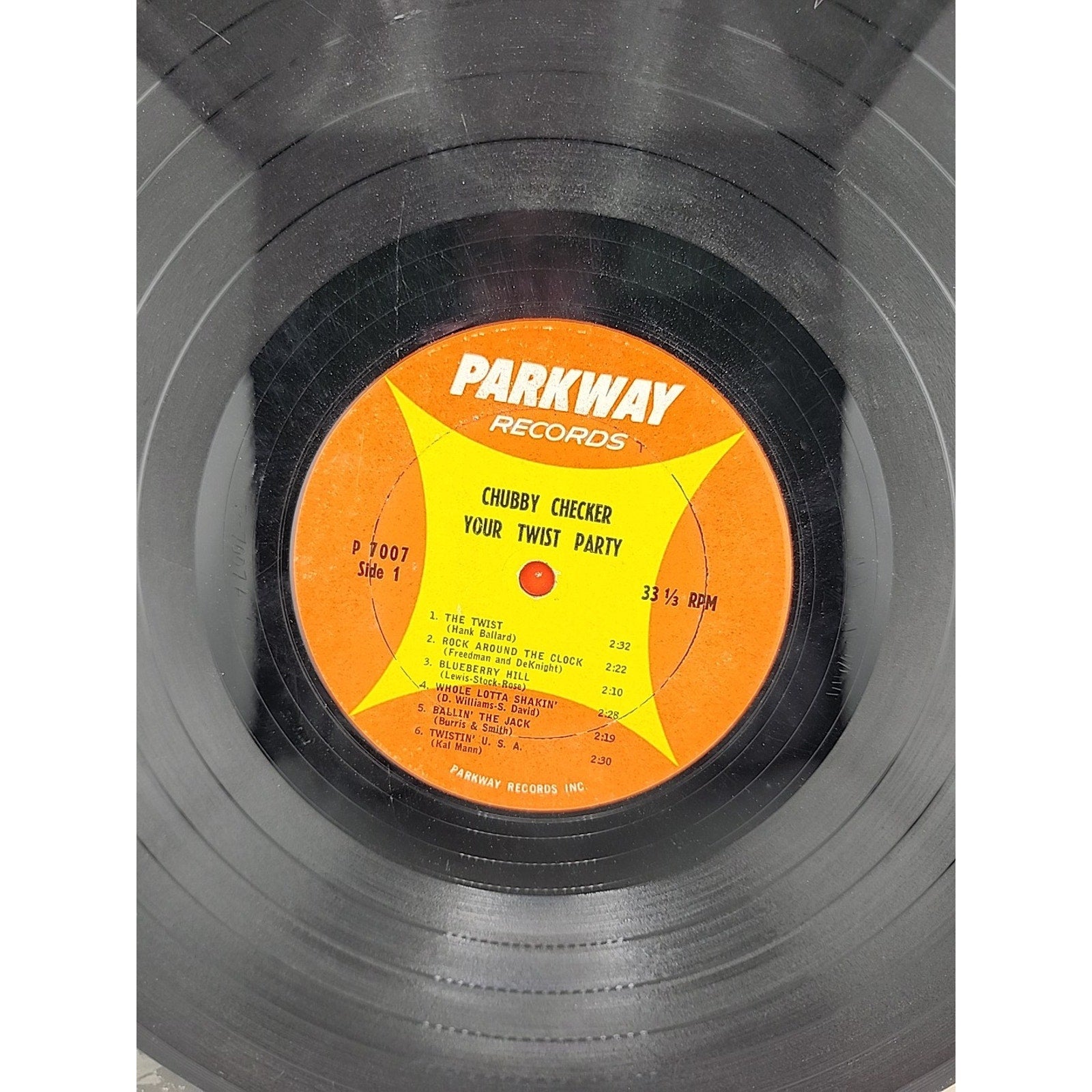 Chubby Checker – Your Twist Party LP (Parkway P-7007) Original 1961