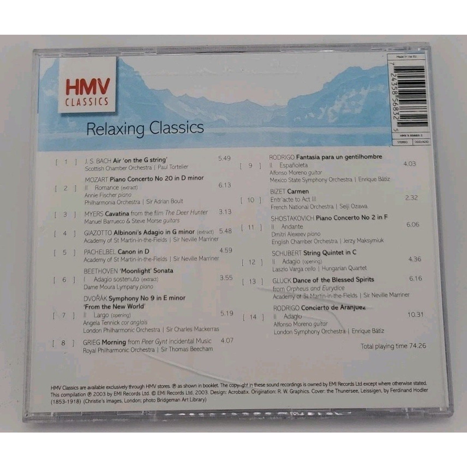 HMV Classics Relaxing Classics (CD)