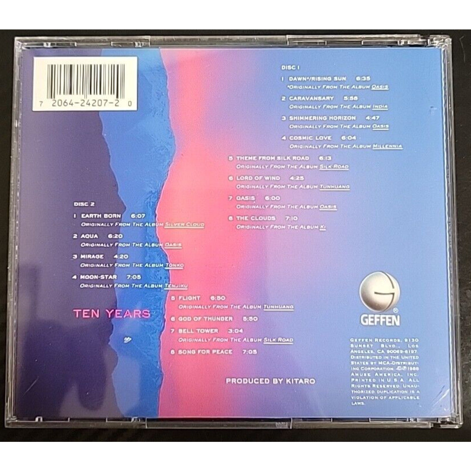 Kitaro Ten Years (CD)