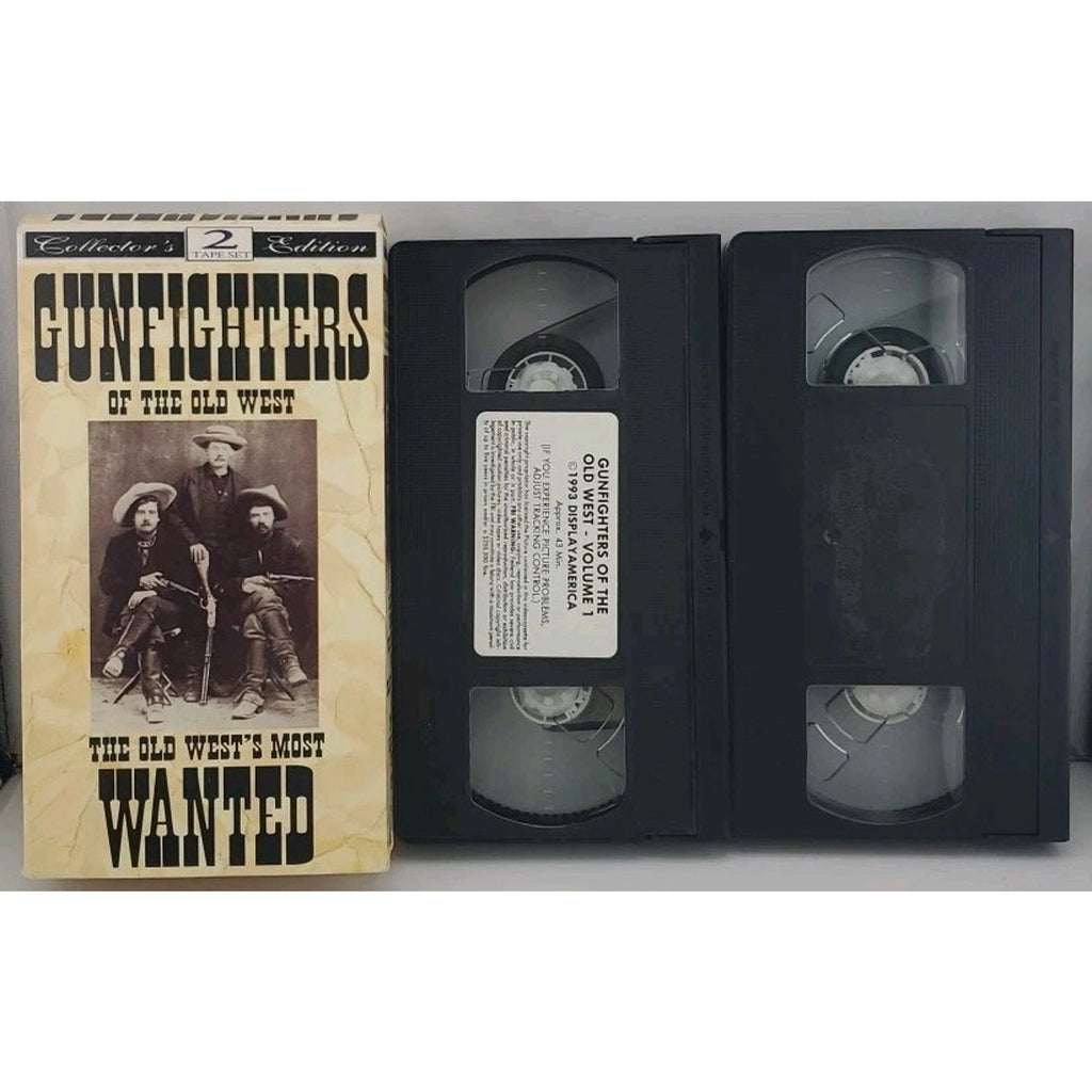 Gunfighters of the Old West (VHS, 1992, 2-Tape Set)
