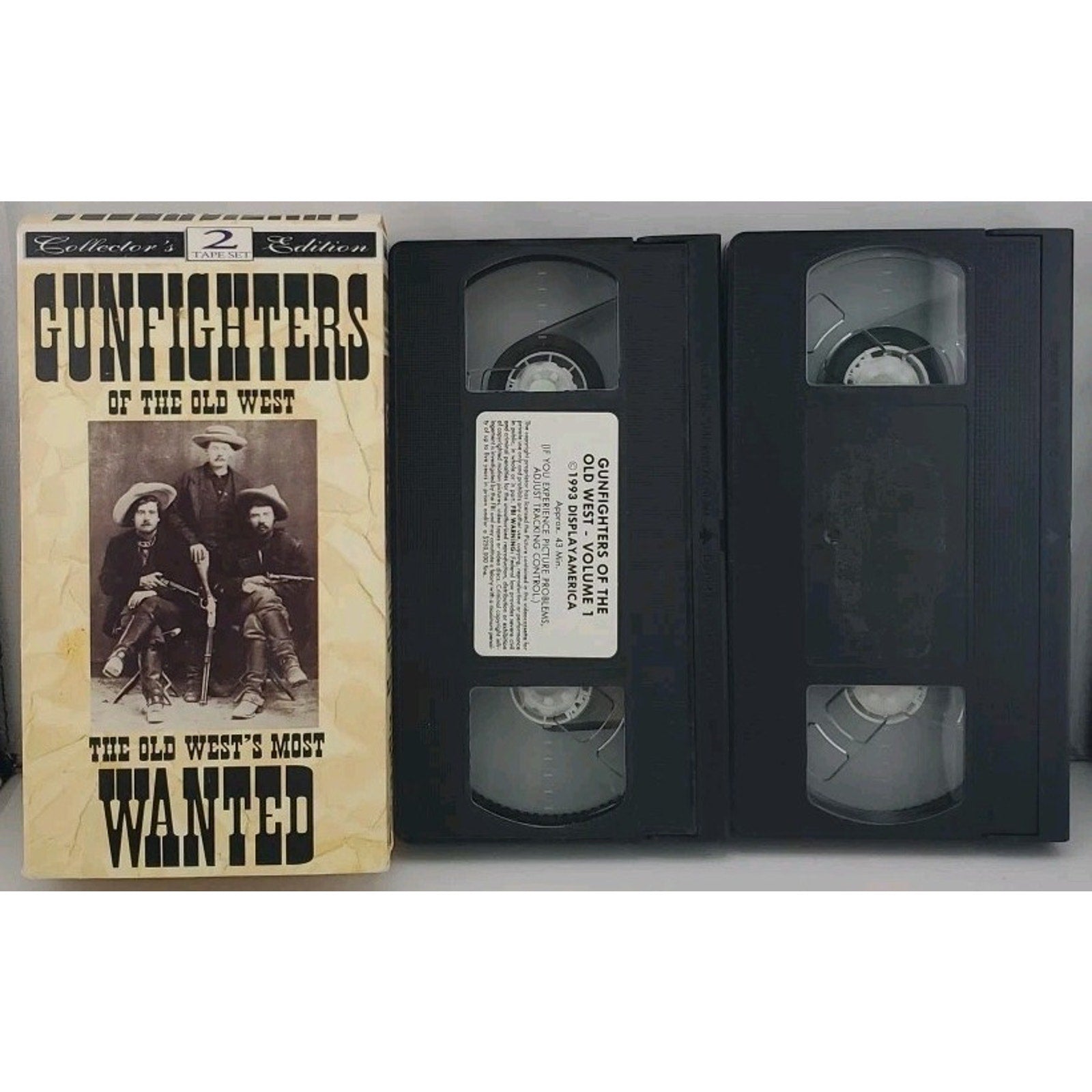 Gunfighters of the Old West (VHS, 1992, 2-Tape Set)