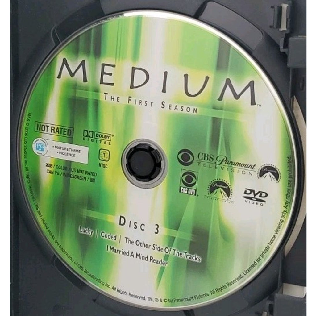 Medium - The Complete First Season (DVD, 2006, 5-Disc Set, Checkpoint)