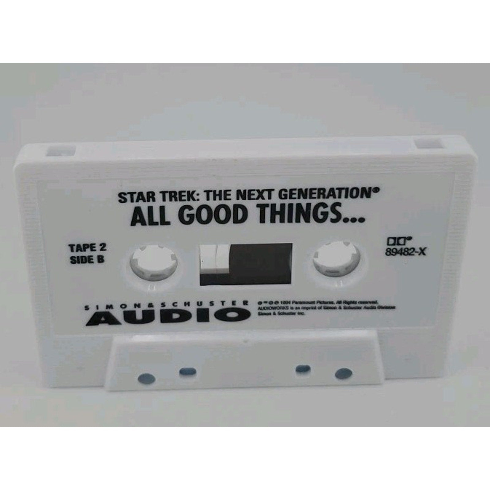 Star Trek The Next Generation All Good Things Audiobook 2 Cassettes
