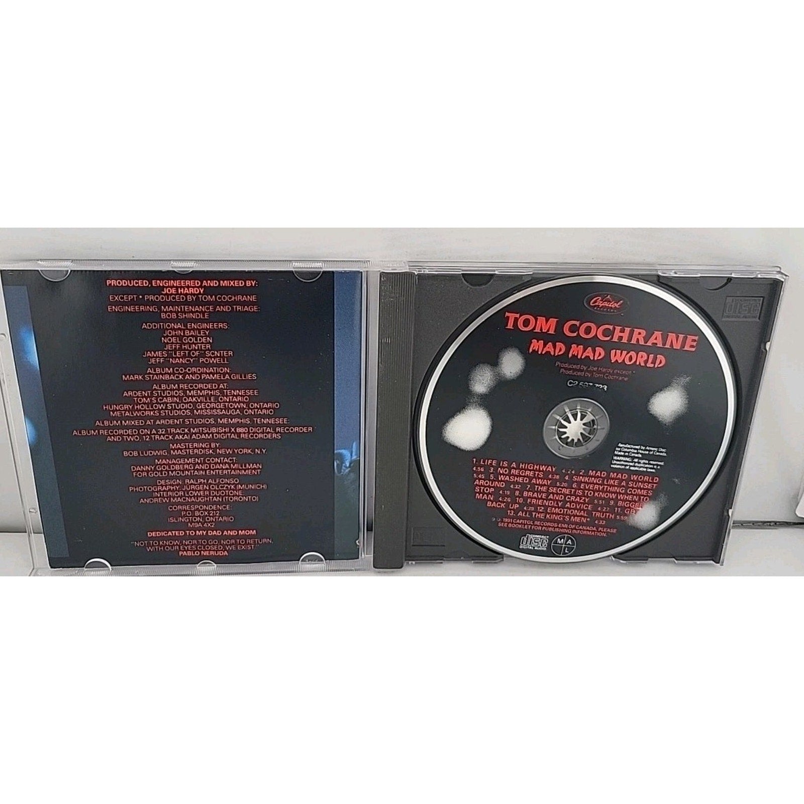 Tom Cochrane - Mad Mad World CD
